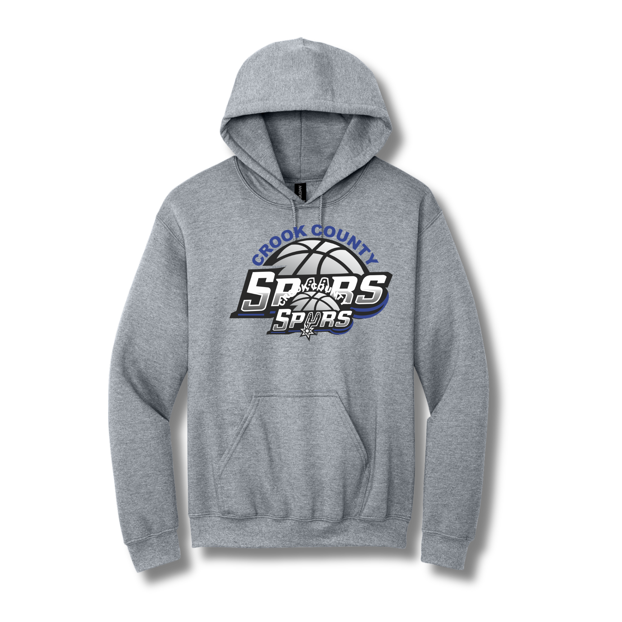 Spurs Team Hoodie-Grey