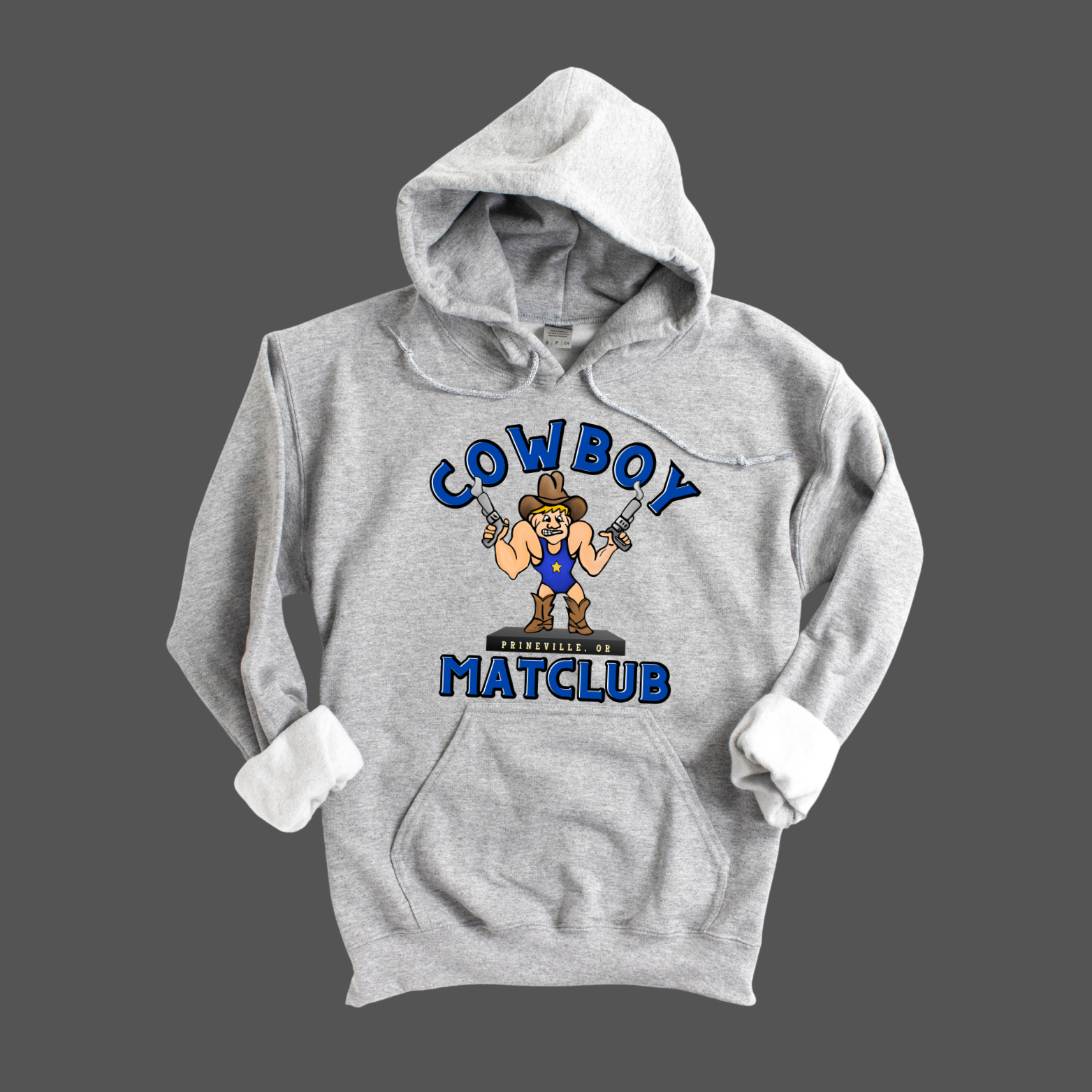 Matclub Podium Hoodie-Youth-Grey