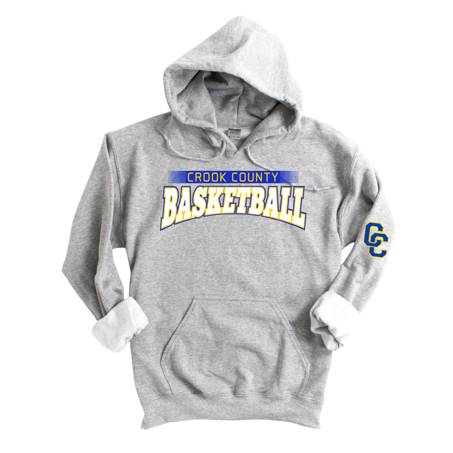 CC Basketball Hoodie- Sport Grey