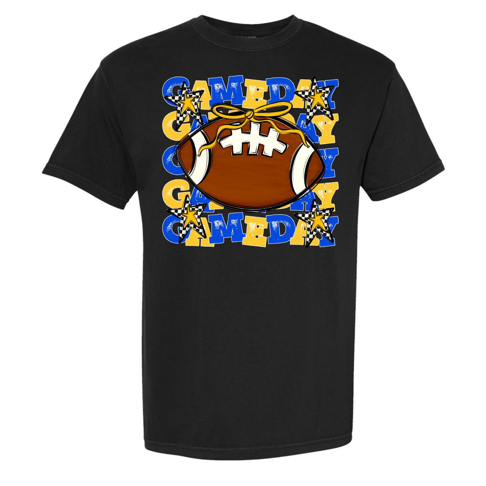 Game Day Football Tee - Black