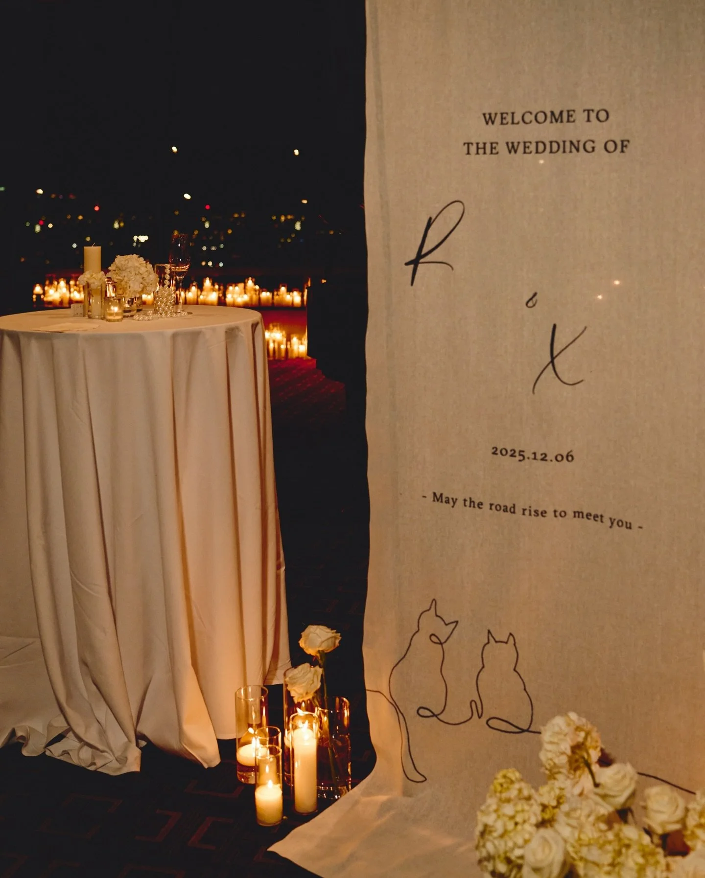 Candlelight, city lights, and a quiet kind of forever. ✨

An intimate Canlis wedding celebration, where every detail feels intentional: florals, filmic glow, and vows written in silk.

MUAH: @soulmatesbridal 
Photography: @soulmatesbridal 
Videograph