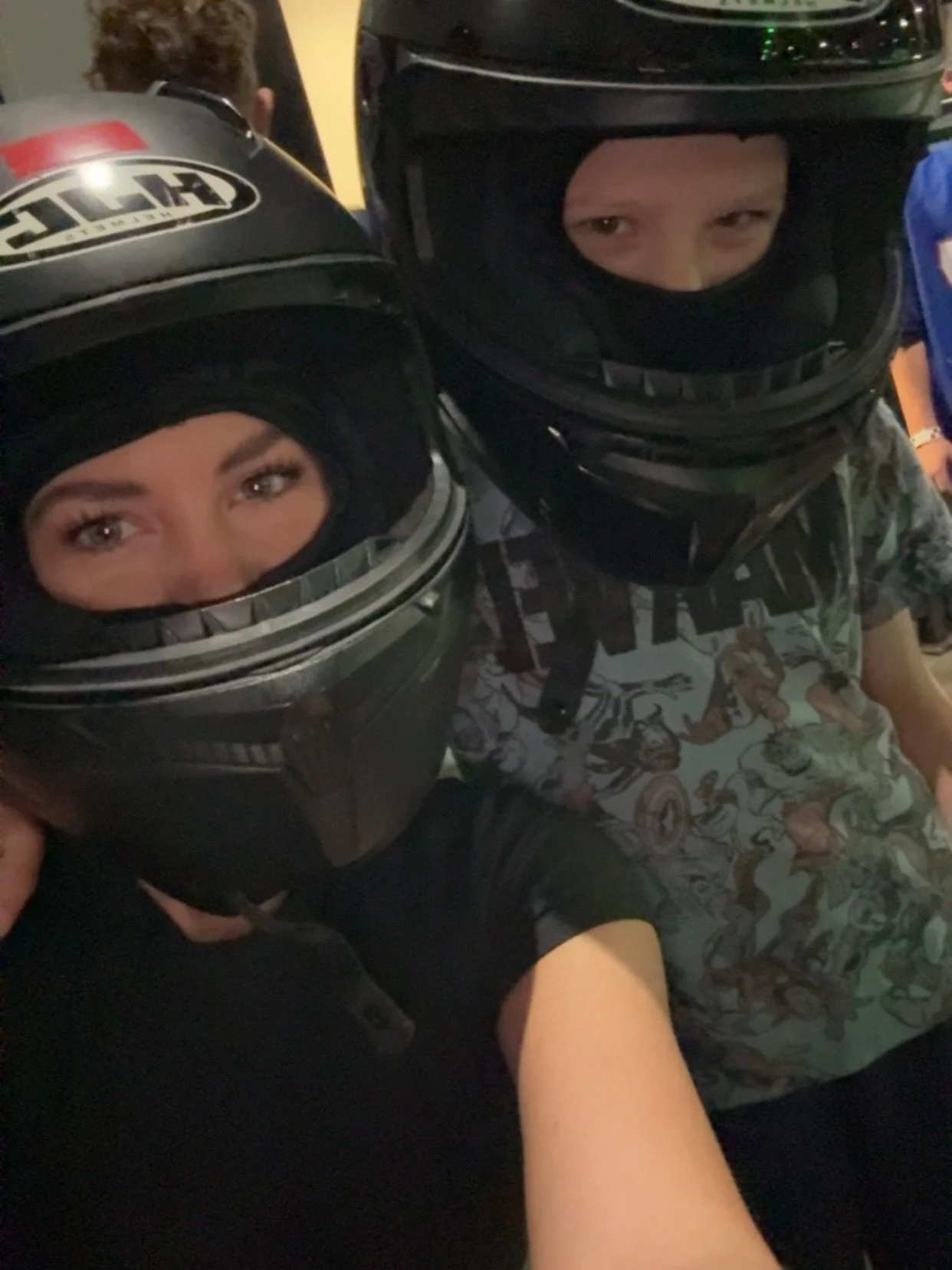 🏎️🏁 glad this kid was willing to keep up