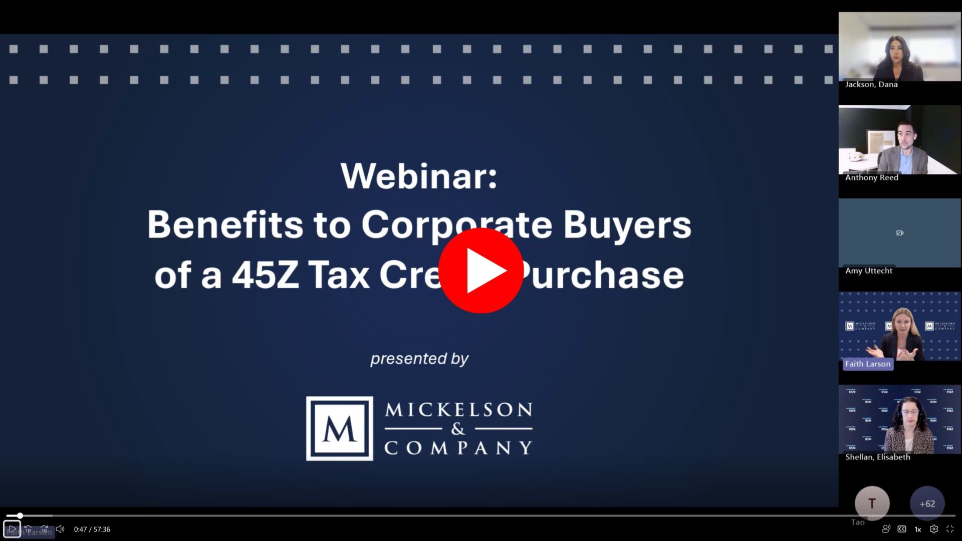 Webinar: Benefits to Corporate Buyers of a 45Z Tax Credit Purchase