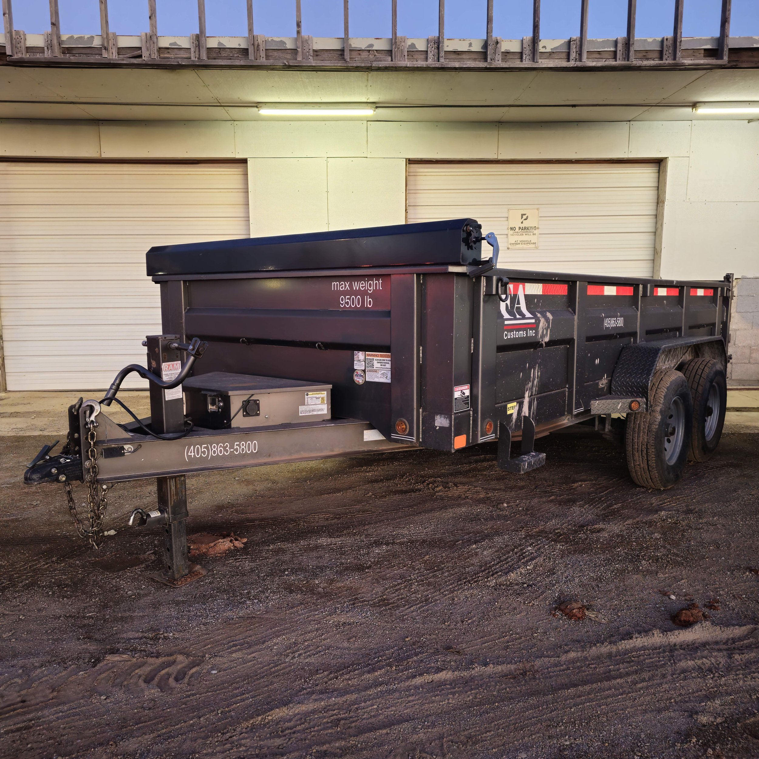Dump Trailer 7 8x14 Fa Customs Inc