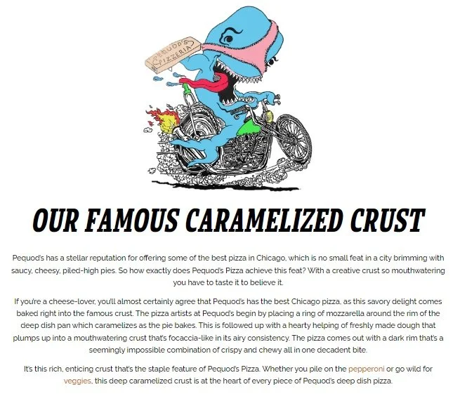 This next one is the clone of Pequod's pizza in Chicago--the crust is similar to Detroit-style, in that the cheese goes up the sides of the pan prior to baking, so that it is carmelized by the heat of the oven (see the description in the pic)... I ca