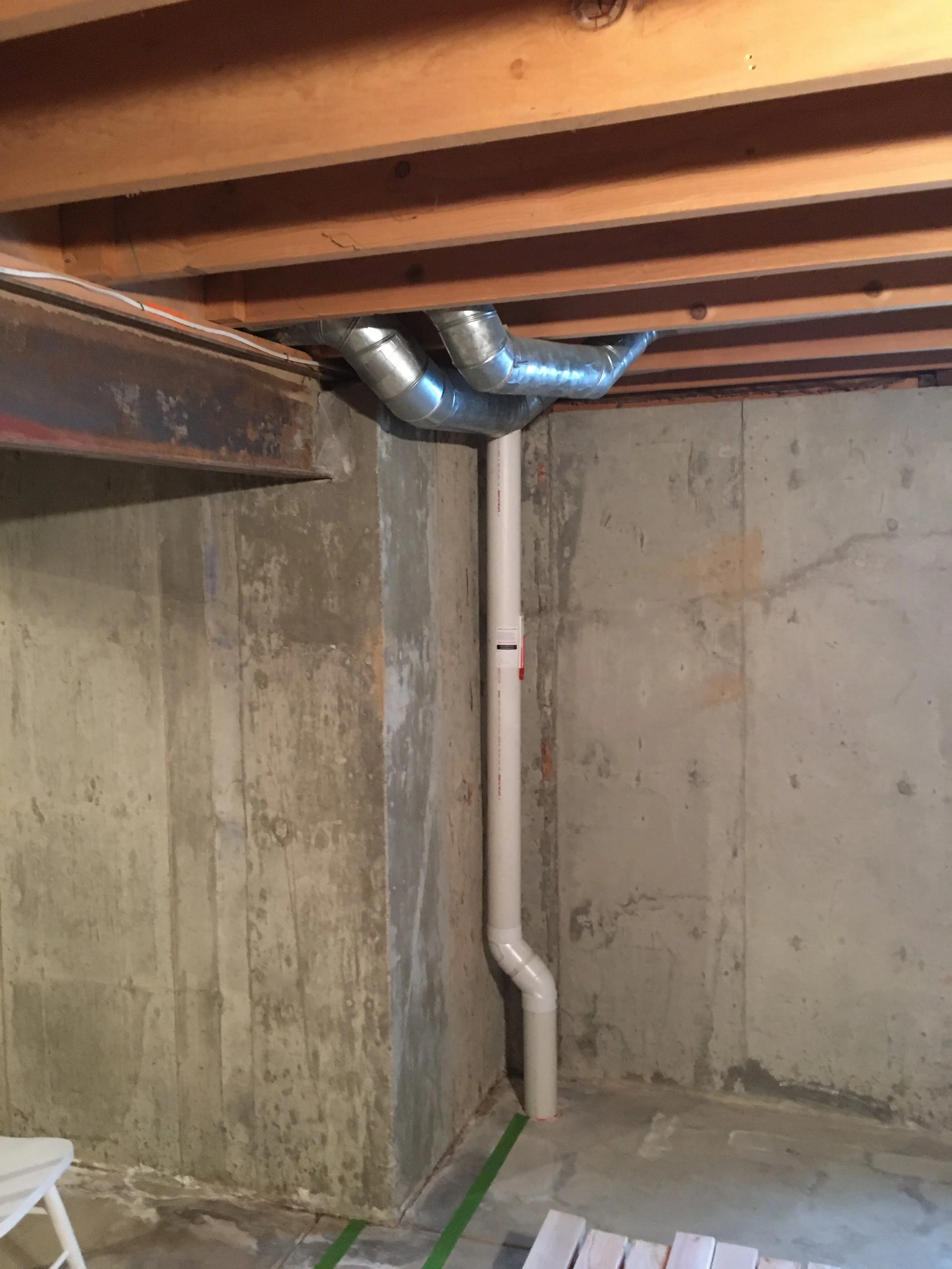 I'm going to have to re-route the ductwork a bit, also.