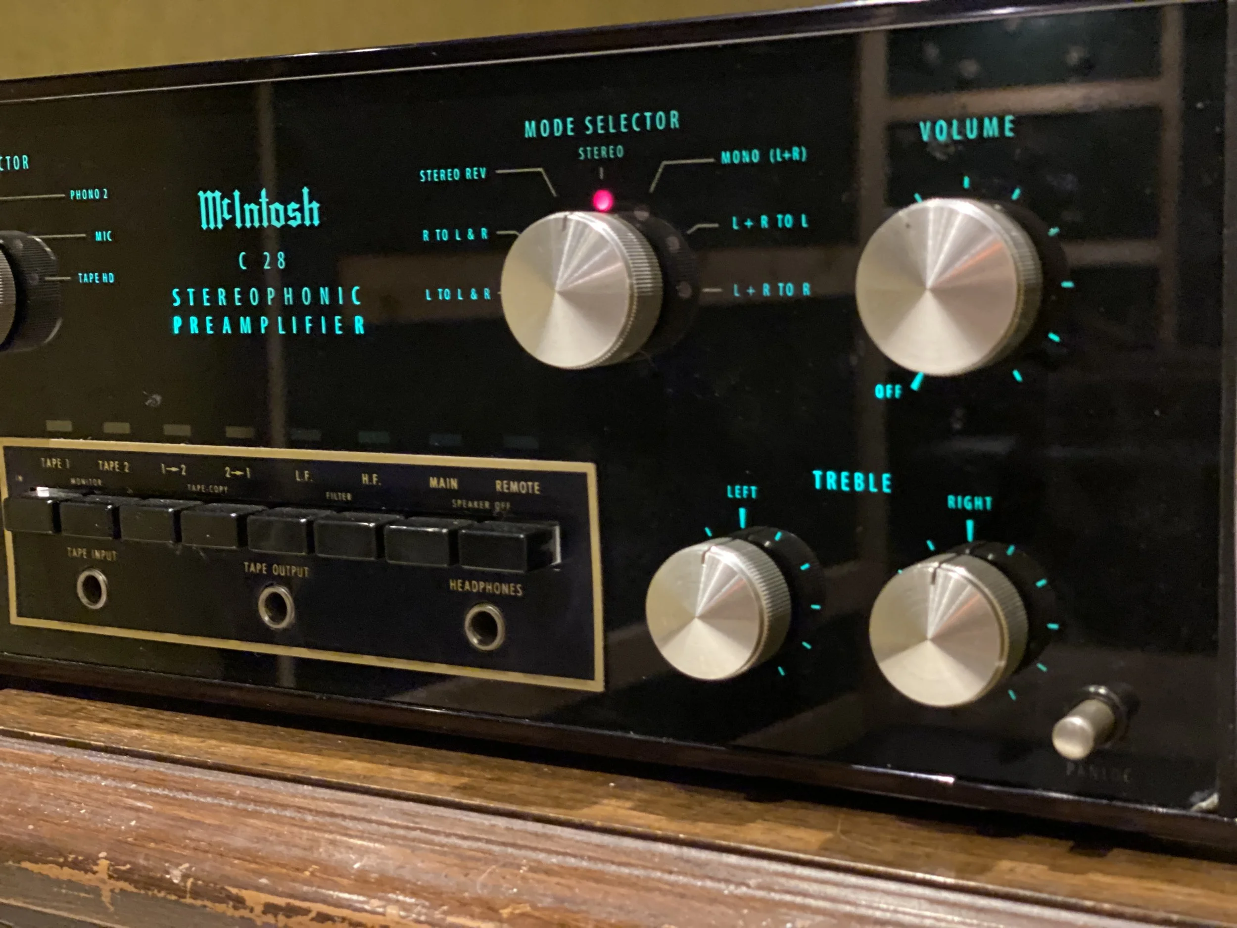 McIntosh C-28 Pre-amp, also built in 1974.