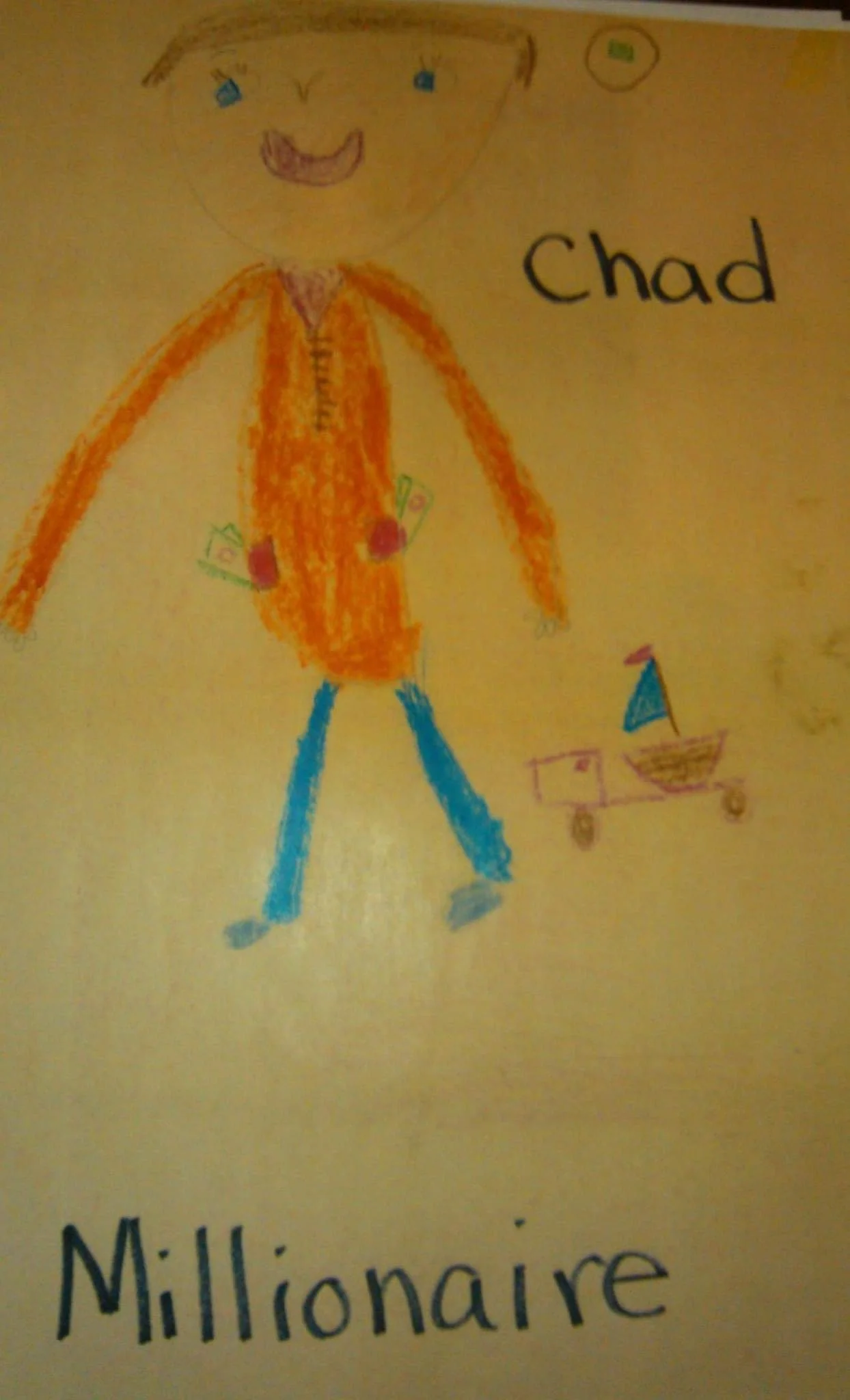 What I wanted to be in first grade... hasn't actually changed at all!  Lol