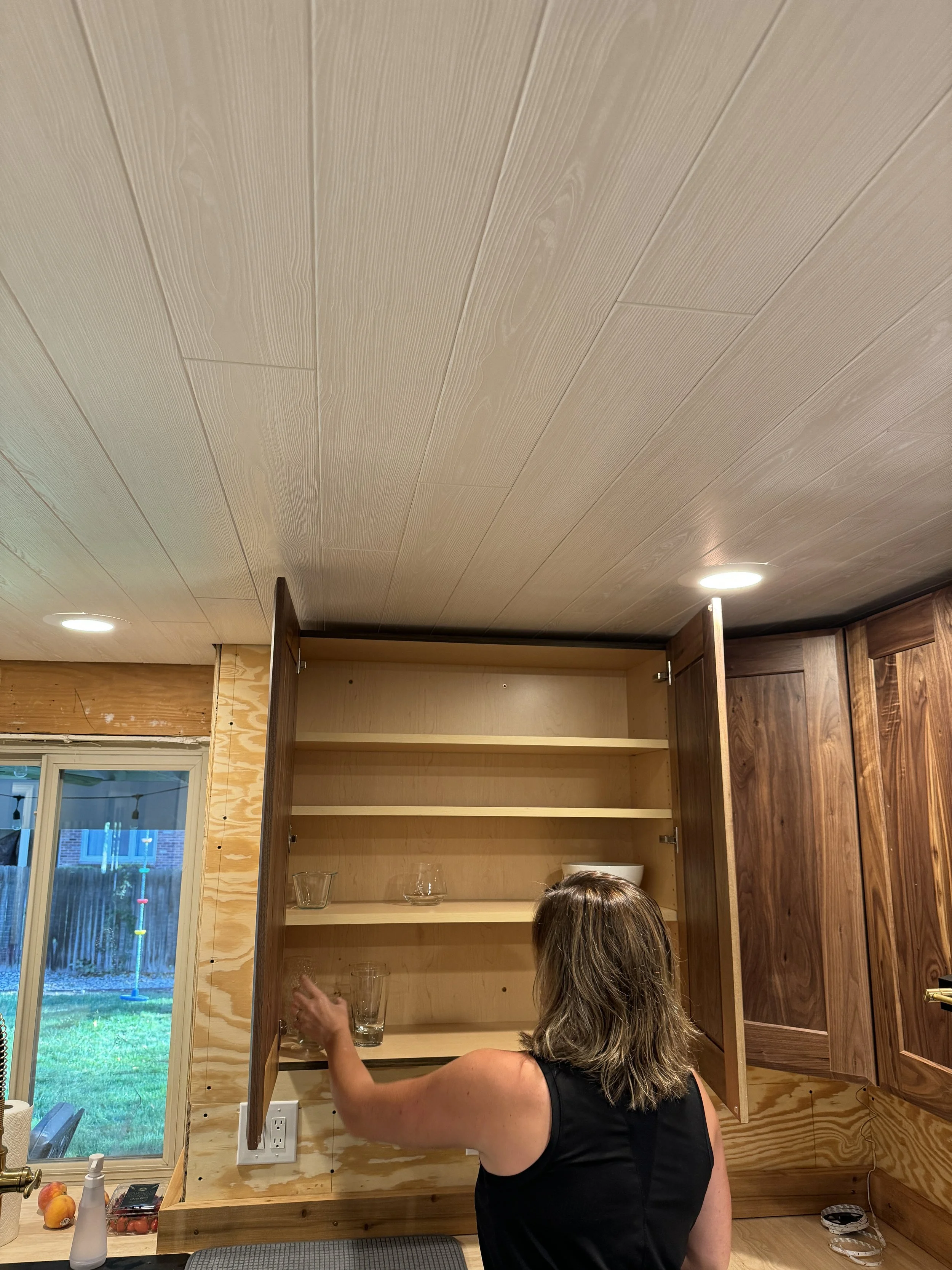 Doors are on, time to start getting things put back away... FINALLY!  :)