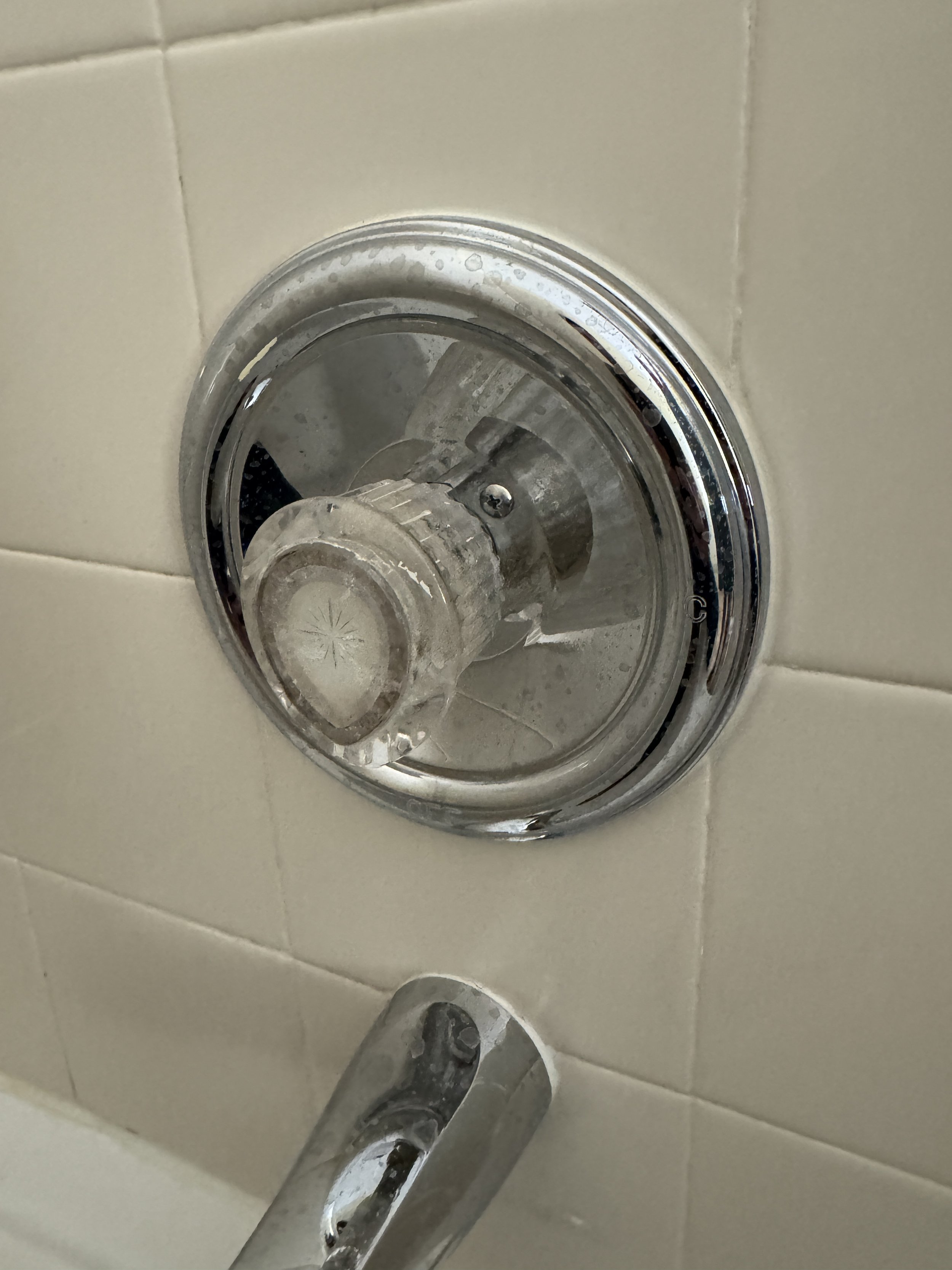...and replace the old and unattractive plastic & chrome shower hardware.