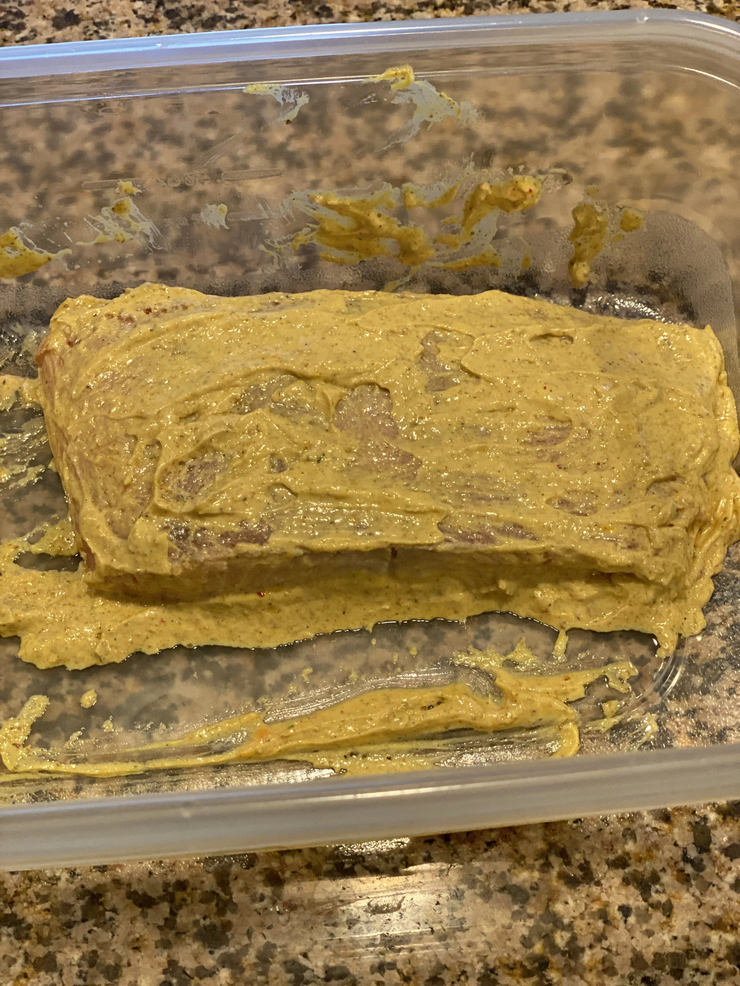 Tandoori salmon with burst cherry tomatoes... it gets cooked in my pizza oven at 650 degrees, which is why the yogurt and spice rub gets coated on it first!  