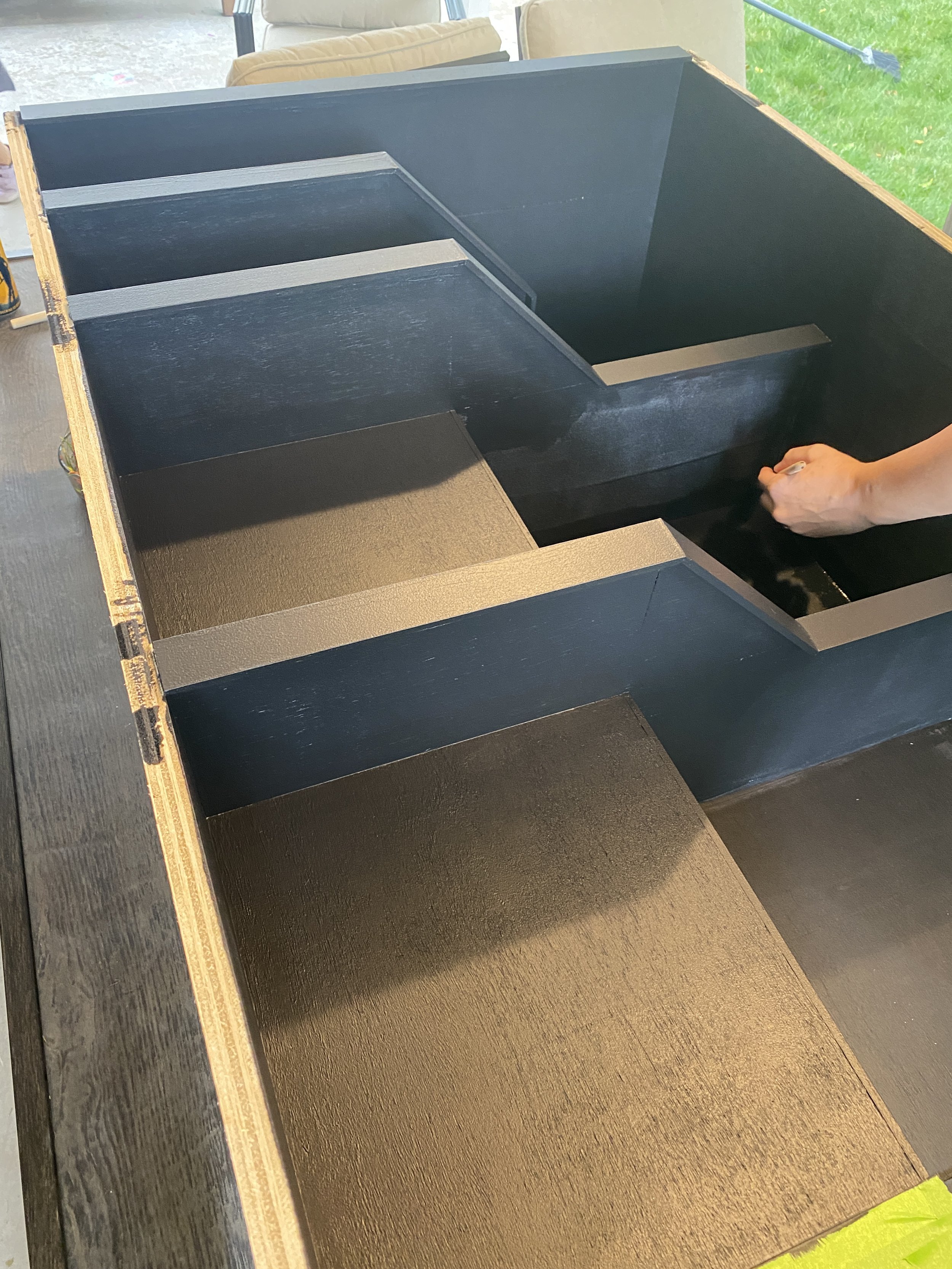 Primed and painted by my beautiful and talented wife.