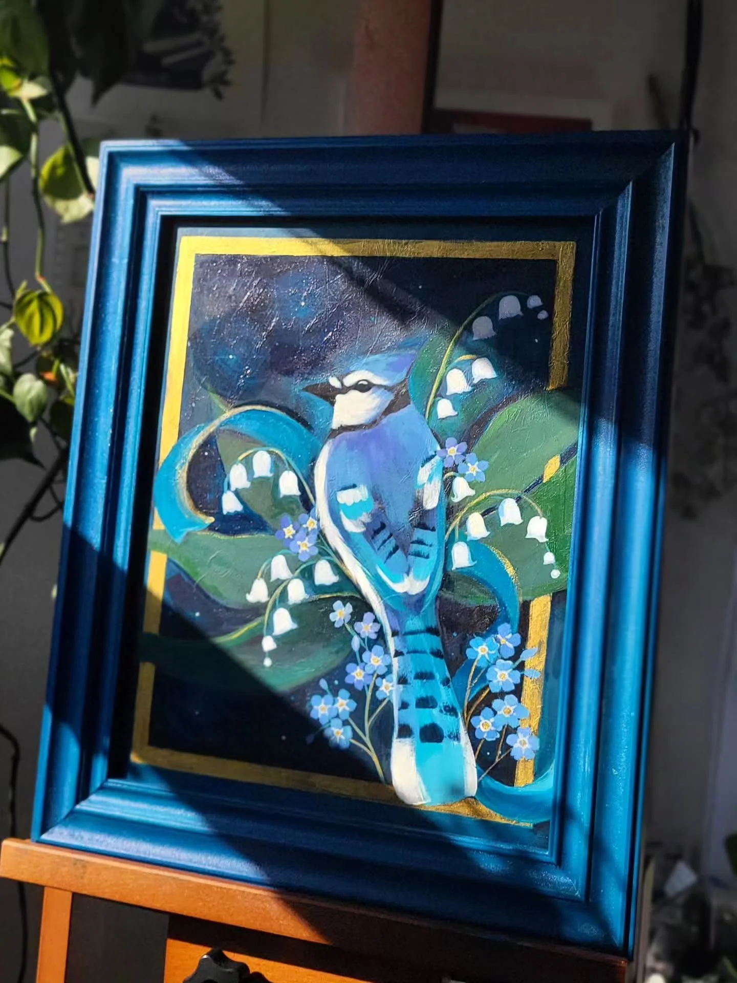 Did a little painting on these frames and I'm feelin' 'em!

 Teals, blues, purples, and gold!

🩵💙💜✨️