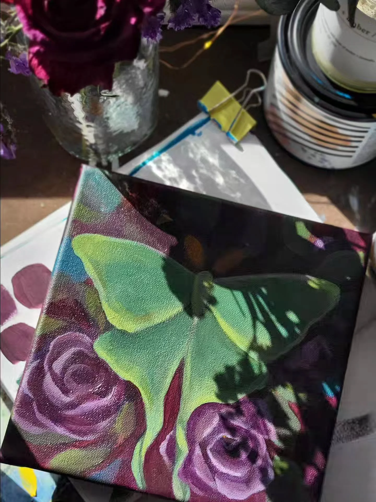 Work in Progress ✨️🌿

Happy Month of March! I've noticed a few buds on the trees and little sprouts shooting up from the ground! My hellebores are starting to unfurl, and can't wait to see more surprises soon! 🌱

I wanted to try a new color palette