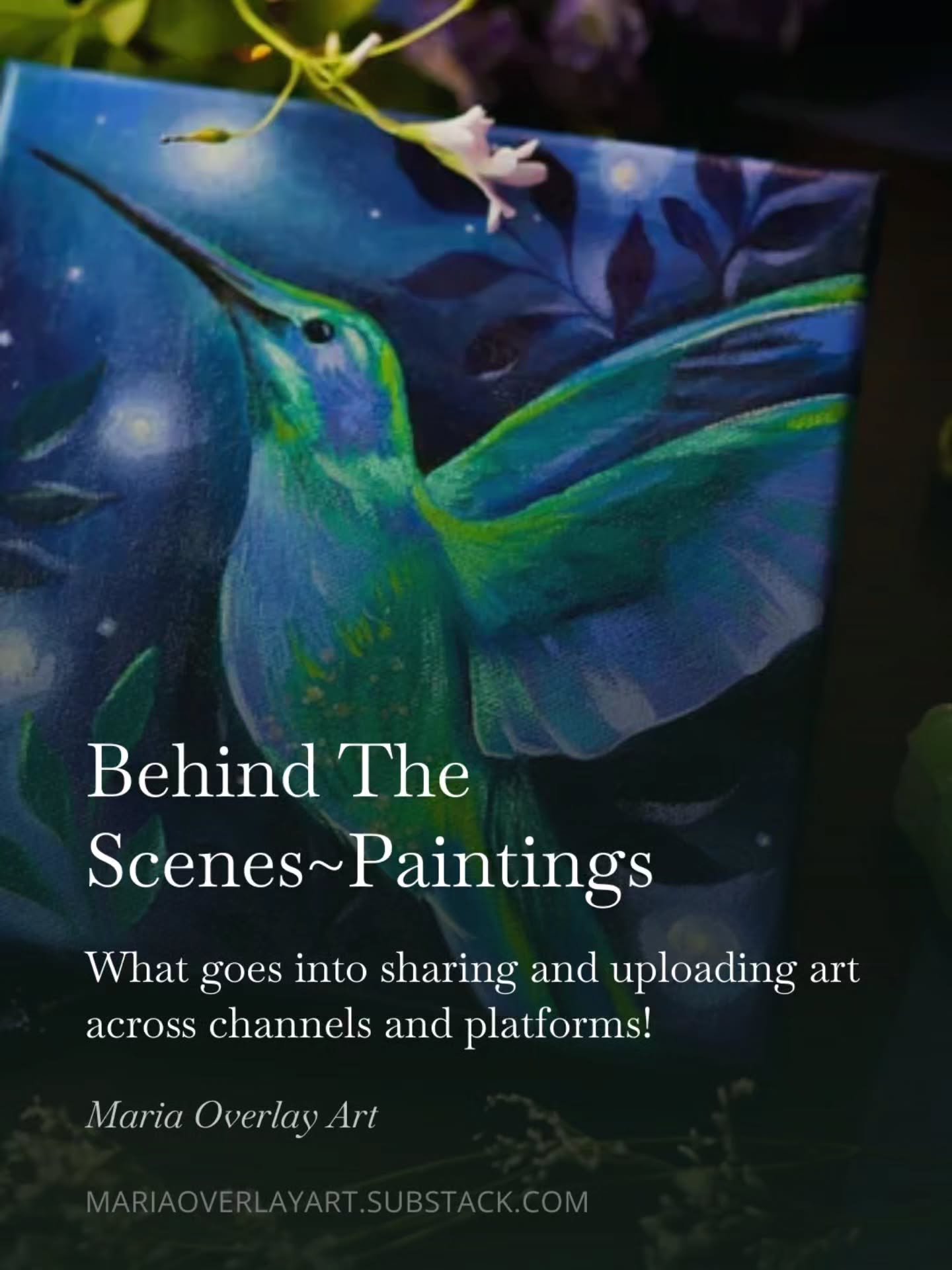 Read my latest newsletter where I share a step-by-step process of what&rsquo;s involved when I share my paintings across platforms and upload images, information, and all the extra stuff on my website!✨️🌿
.
I hope this bit of information helps you! 
