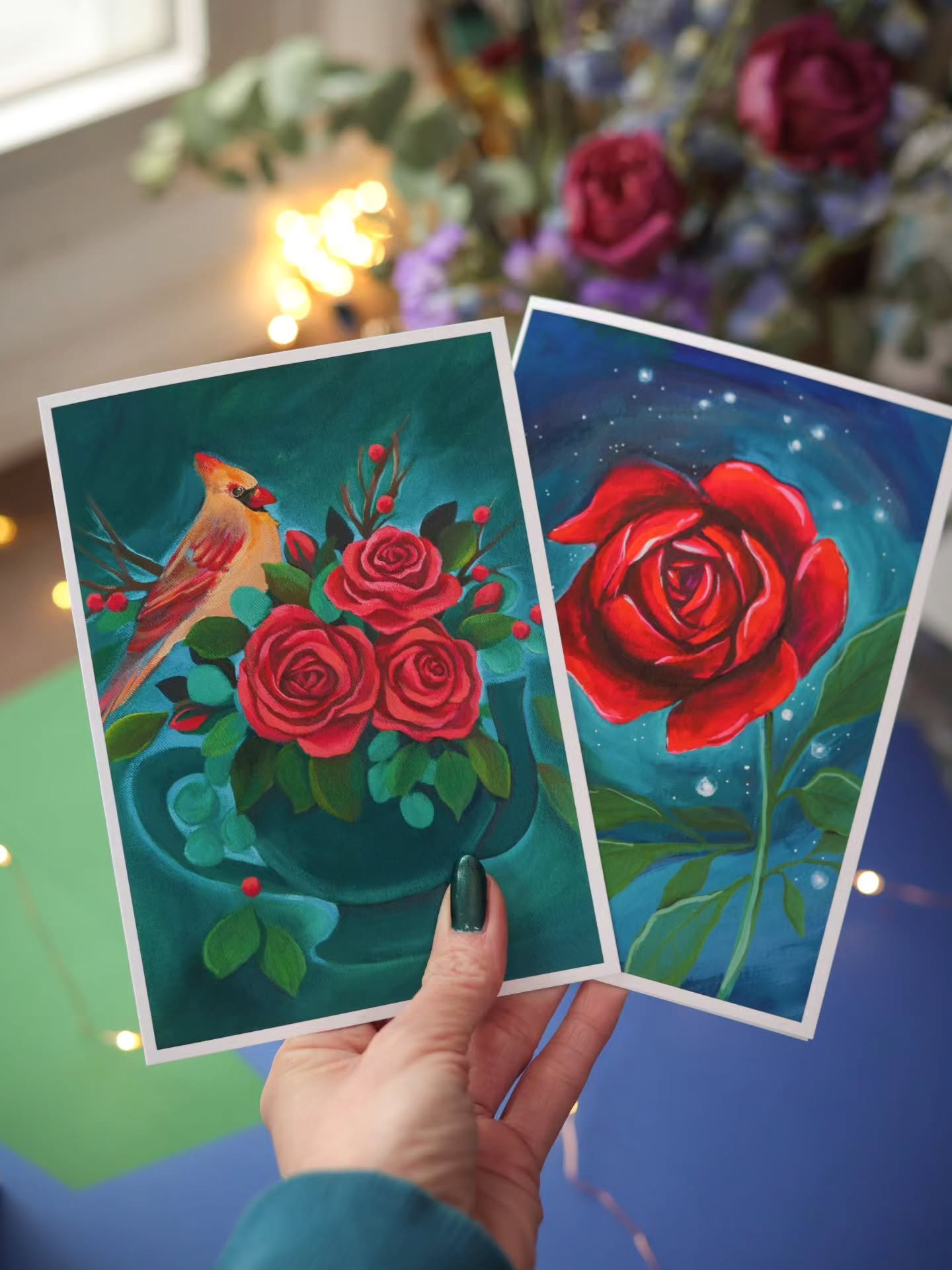Find Your Magic~Greeting Card Club~💌

This has been such an exciting new adventure! I love curating monthly themed snail mail for you! ❤️

So, how does it work?

Each month you receive a 5x7 Inch greeting card with envelope, a surprise sticker, a ha