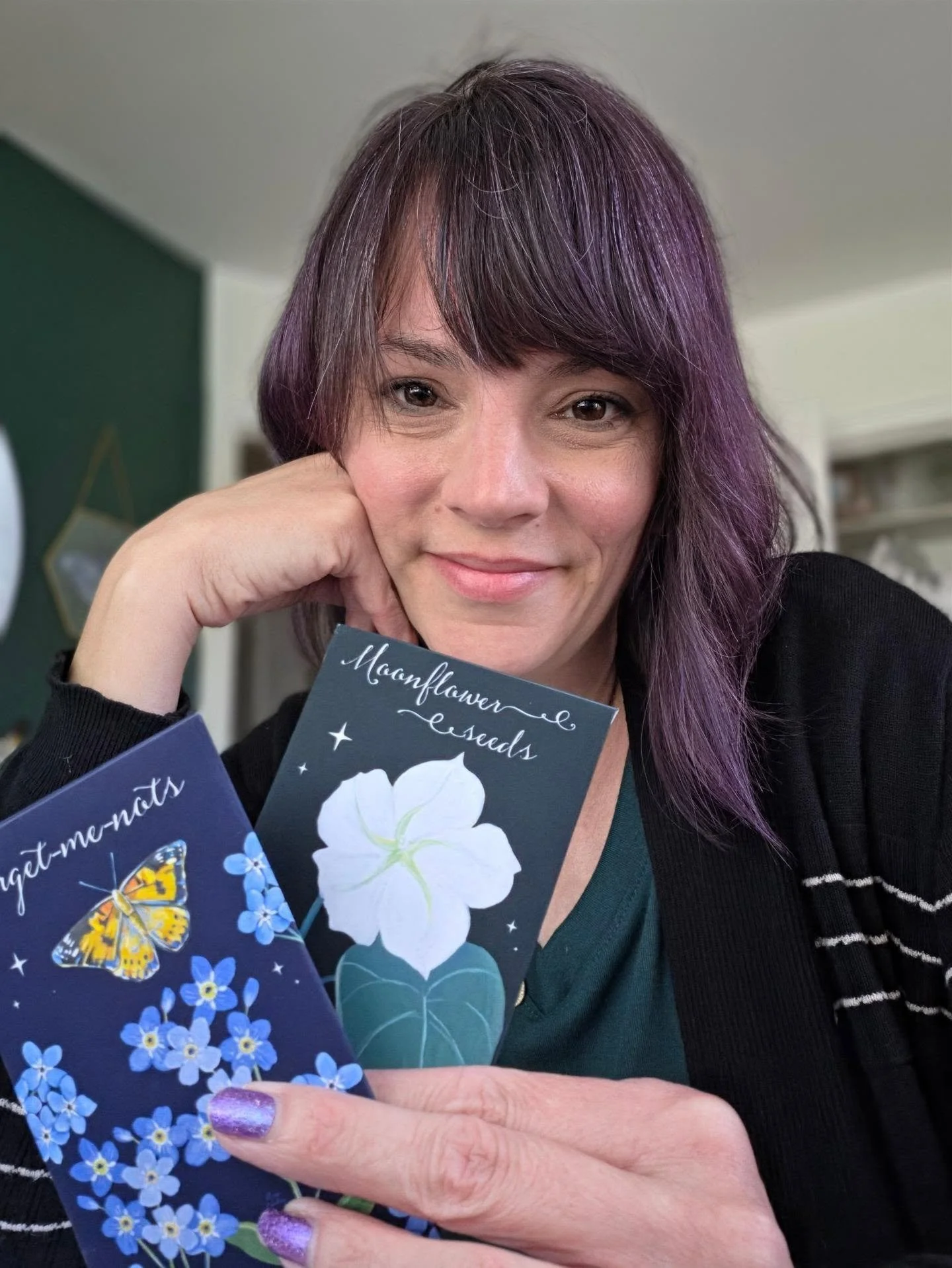 Can't wait to ship these guys out tomorrow 😍 
Love packing everything up and making the purchase extra special 🤗
.
Last image is my try at creating bookmarks! 😍🦋
.