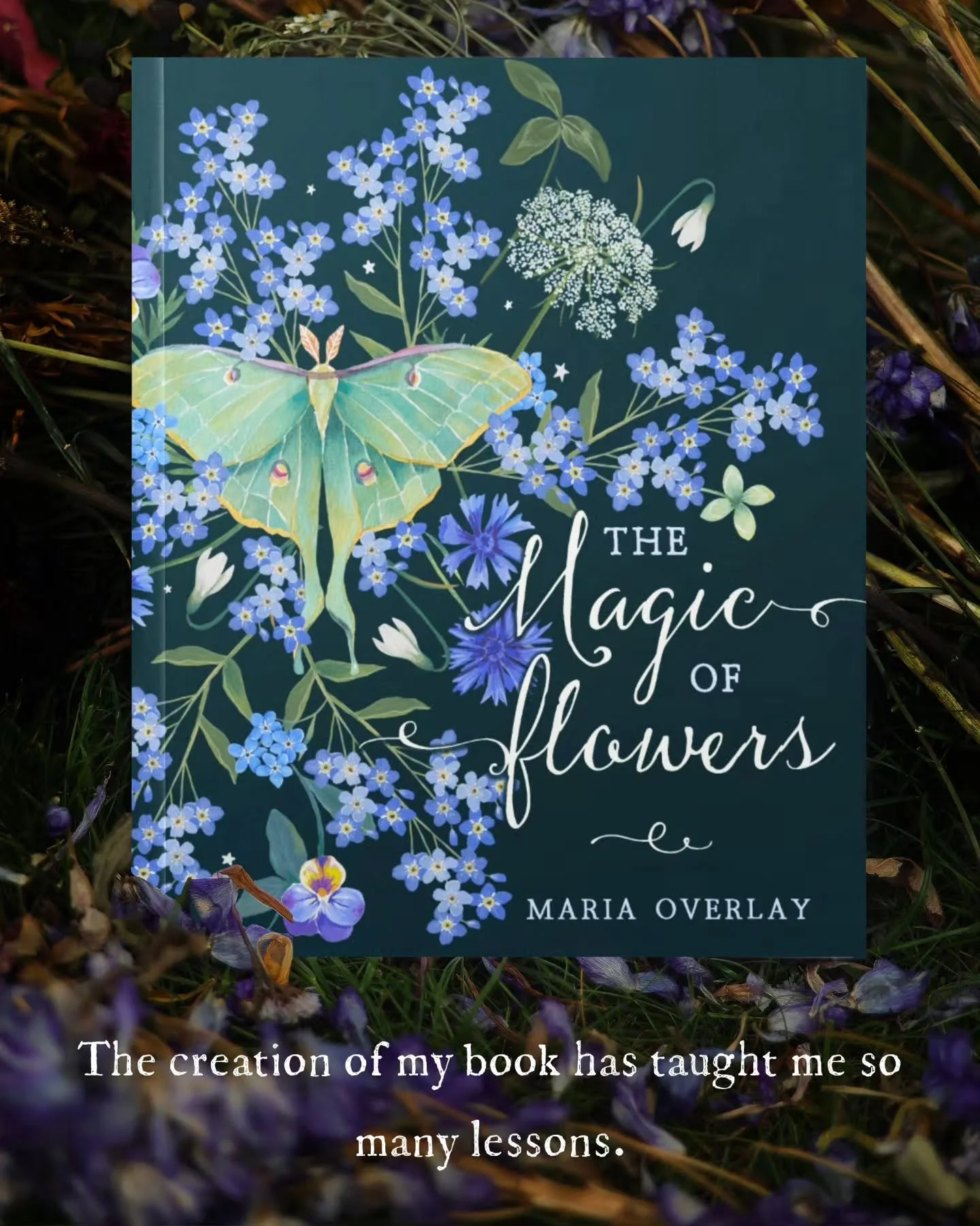 Book Cover Reveal ✨️ 🌷💜
.
I wanted to also share just a few things I have learned through the process of creating a book. This book is indeed a project, one of which is full of my own experiences with flowers and learned through various books and e