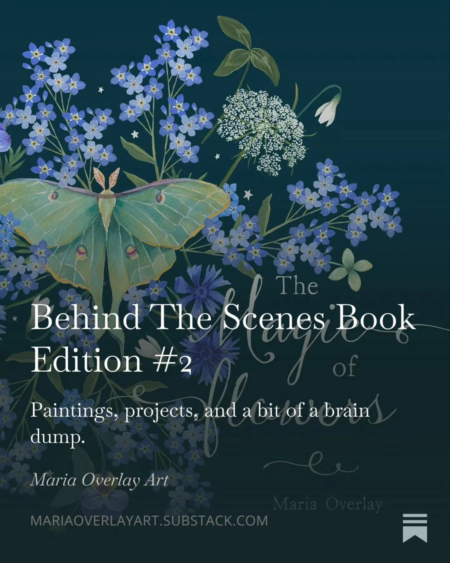 Newsletter This Week✨️

Sharing another look behind the scenes book edition, revealing pages inside my new book, The Magic of Flowers, fonts used throughout the book, paintings and more! ✨️
.
Hope you'll head over to $ubstack to take a peek 🦋🌸
.
Li