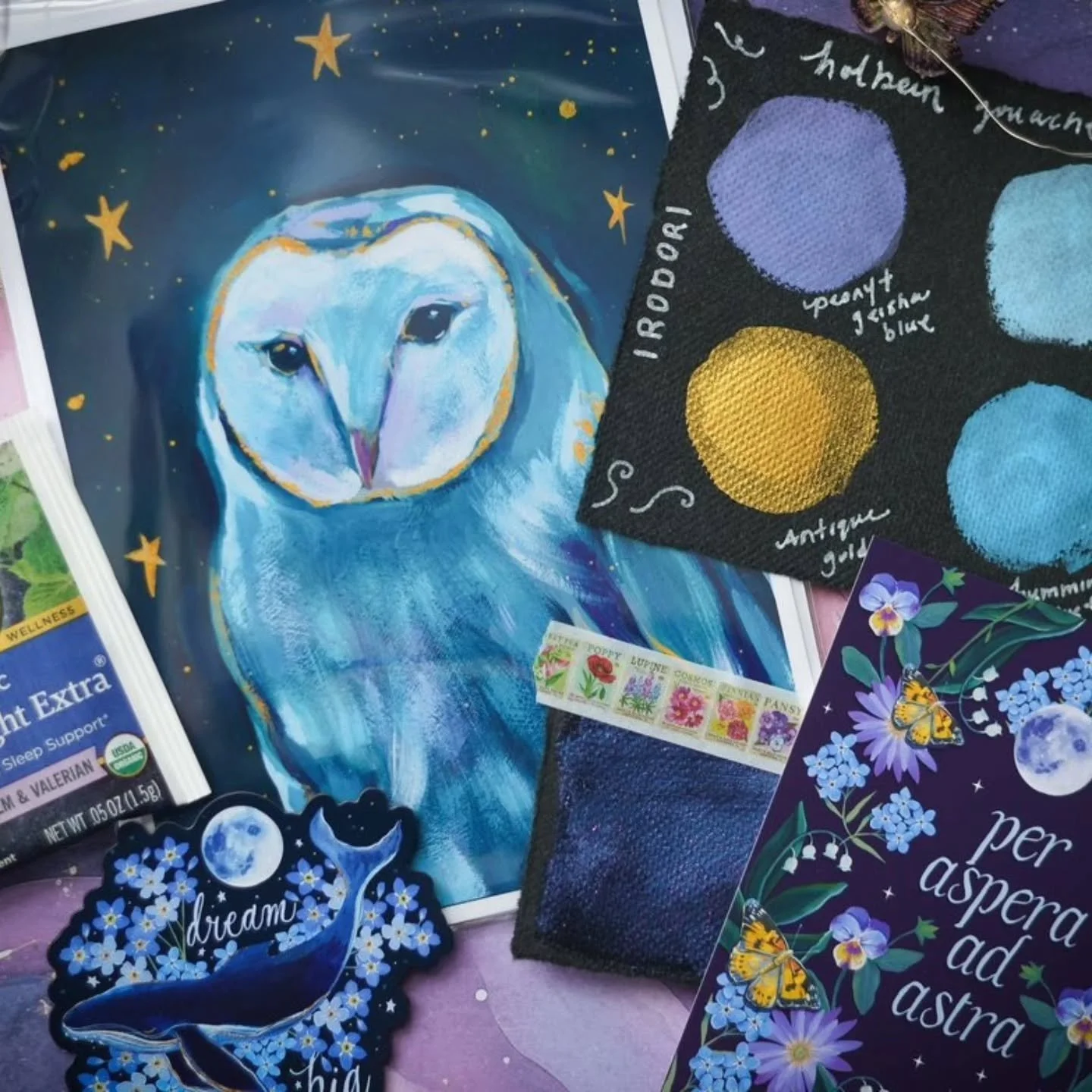 My snail mail club has been a gentle, present moment practice that I share with my monthly members. How wonderful this adventure has been so far! 

I started the club in February and we are now on month 5! I'm just so honored there are people out the