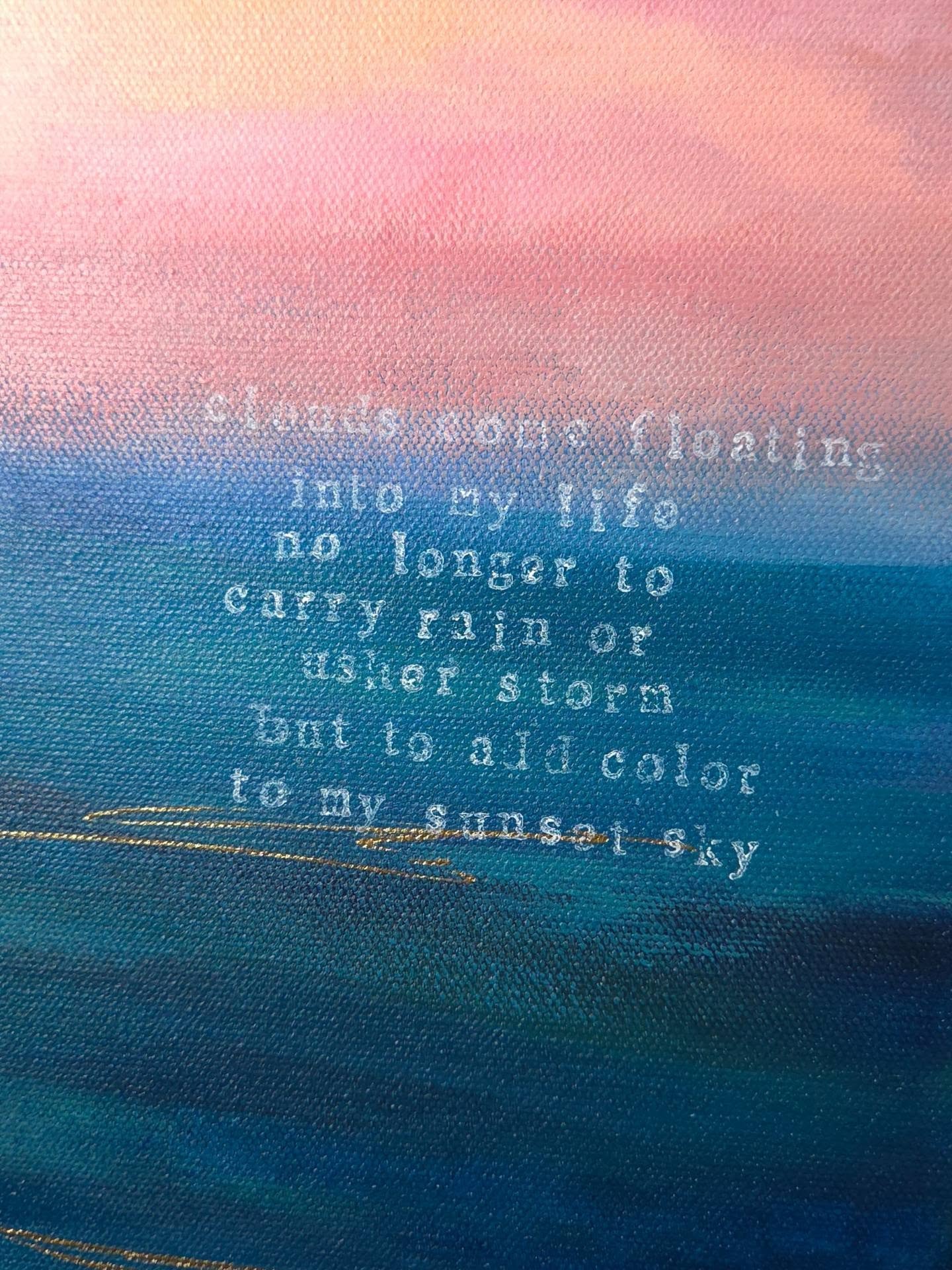 Love this quote 🌅🌊
.
.
Getting closer on this beach scene, we still need a couple gulls, waves and sparkles. More to come🌅✨️