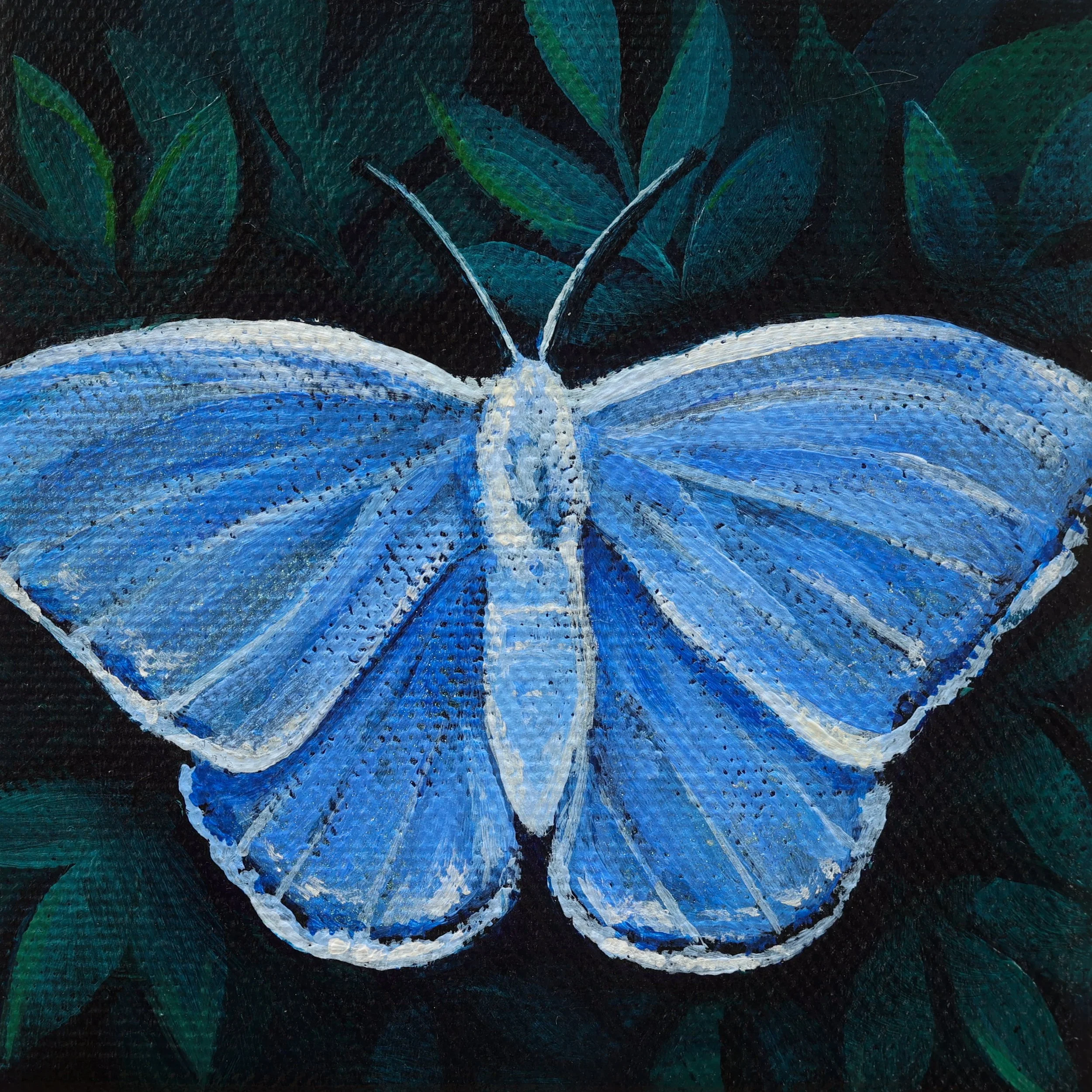 Summer Azure~Mini Painting~Original Art