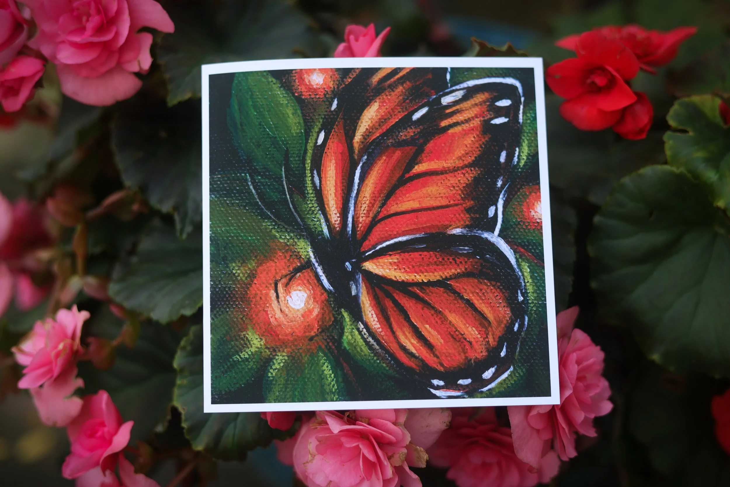 Monarch Muse Greeting Card