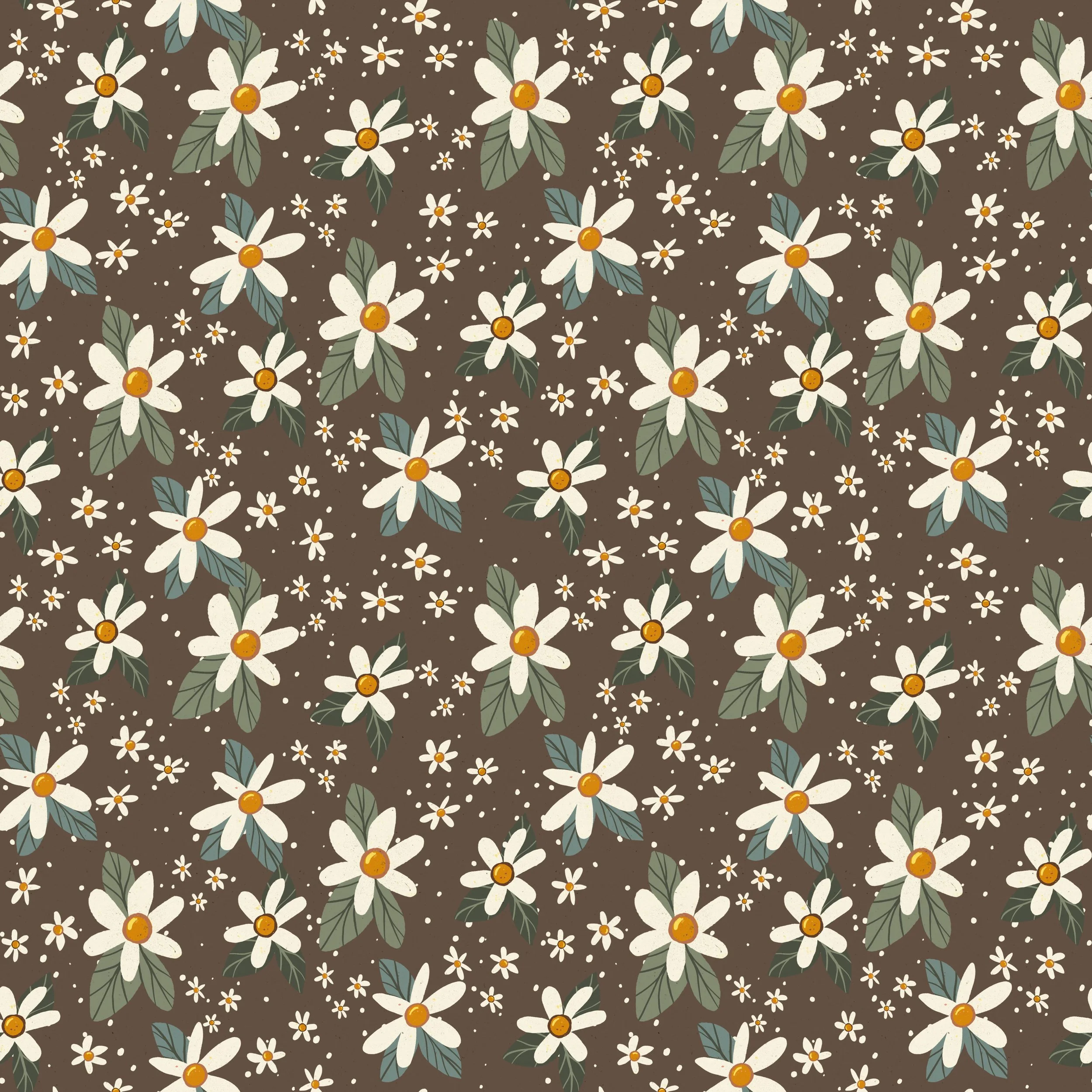 Daisies Big Pattern Coffee.jpg