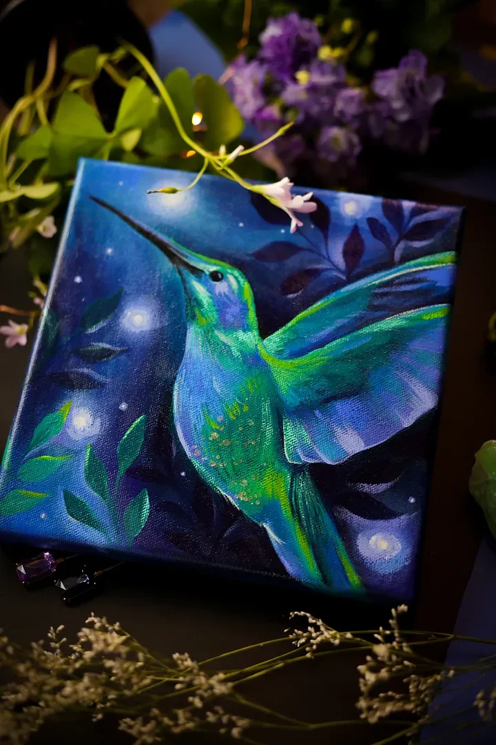 Hummingbird Painting