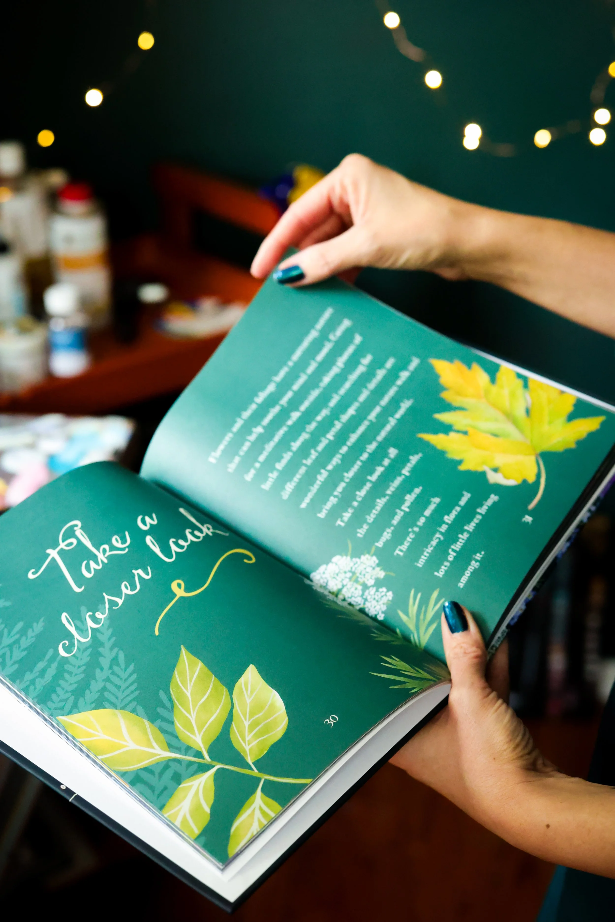 take a closer look inside the magic of flowers book
