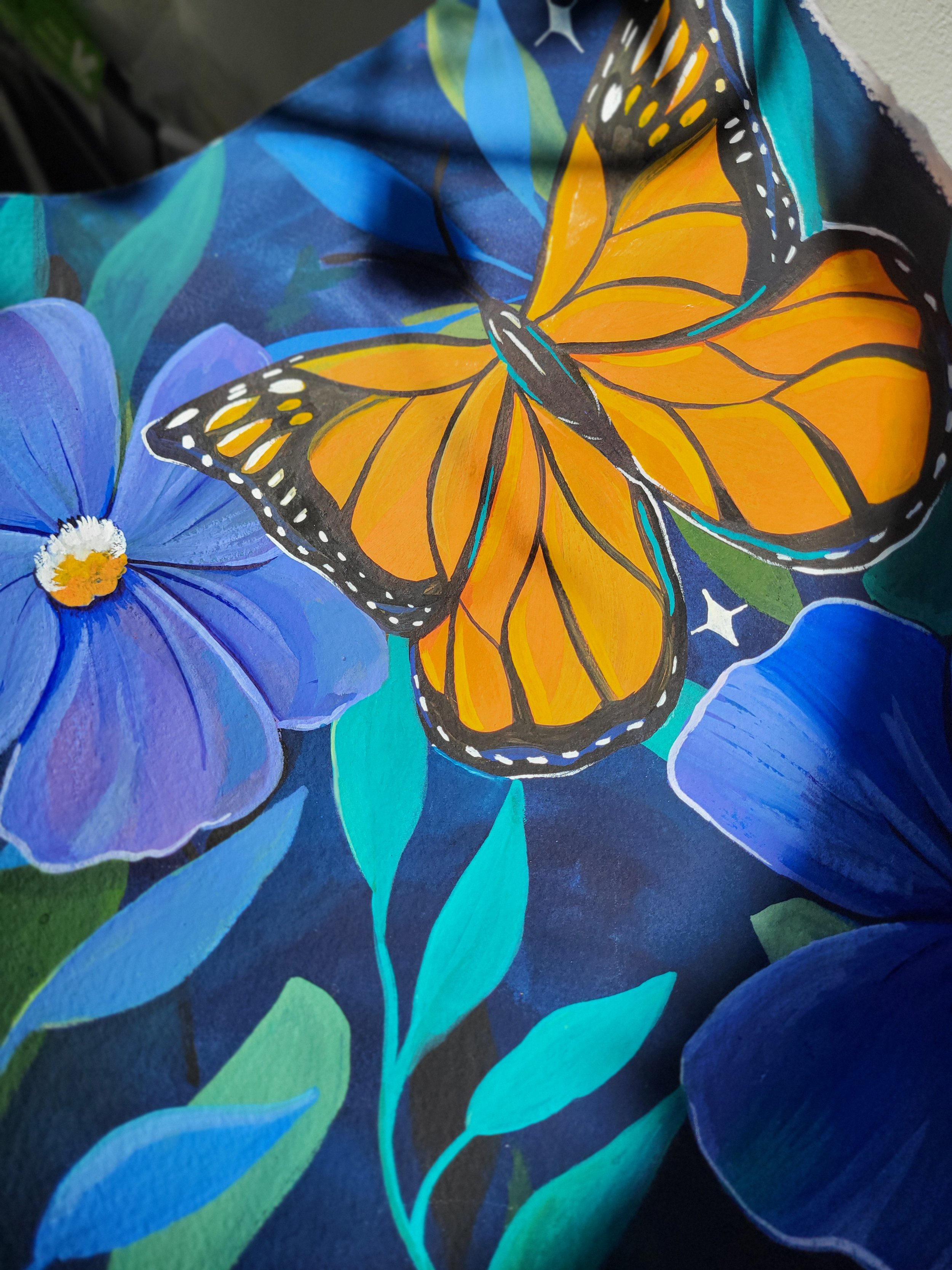 Magical Monarch Yoga Mat Design!