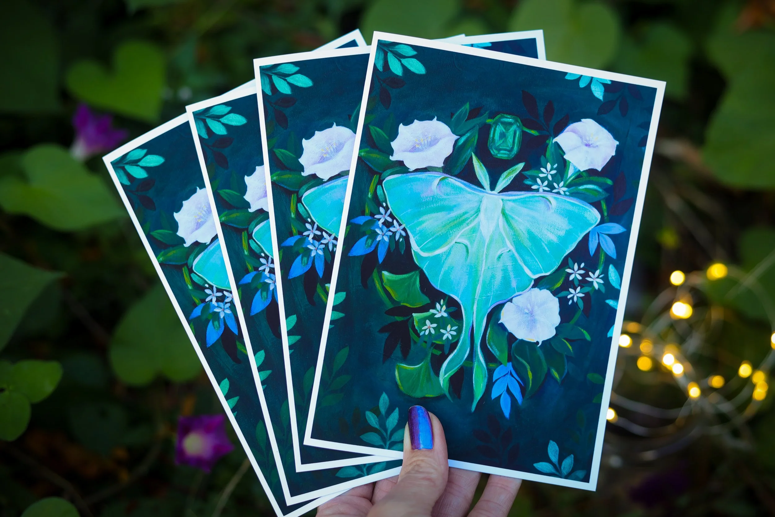 Emerald Queen Greeting Cards~Set of Four
