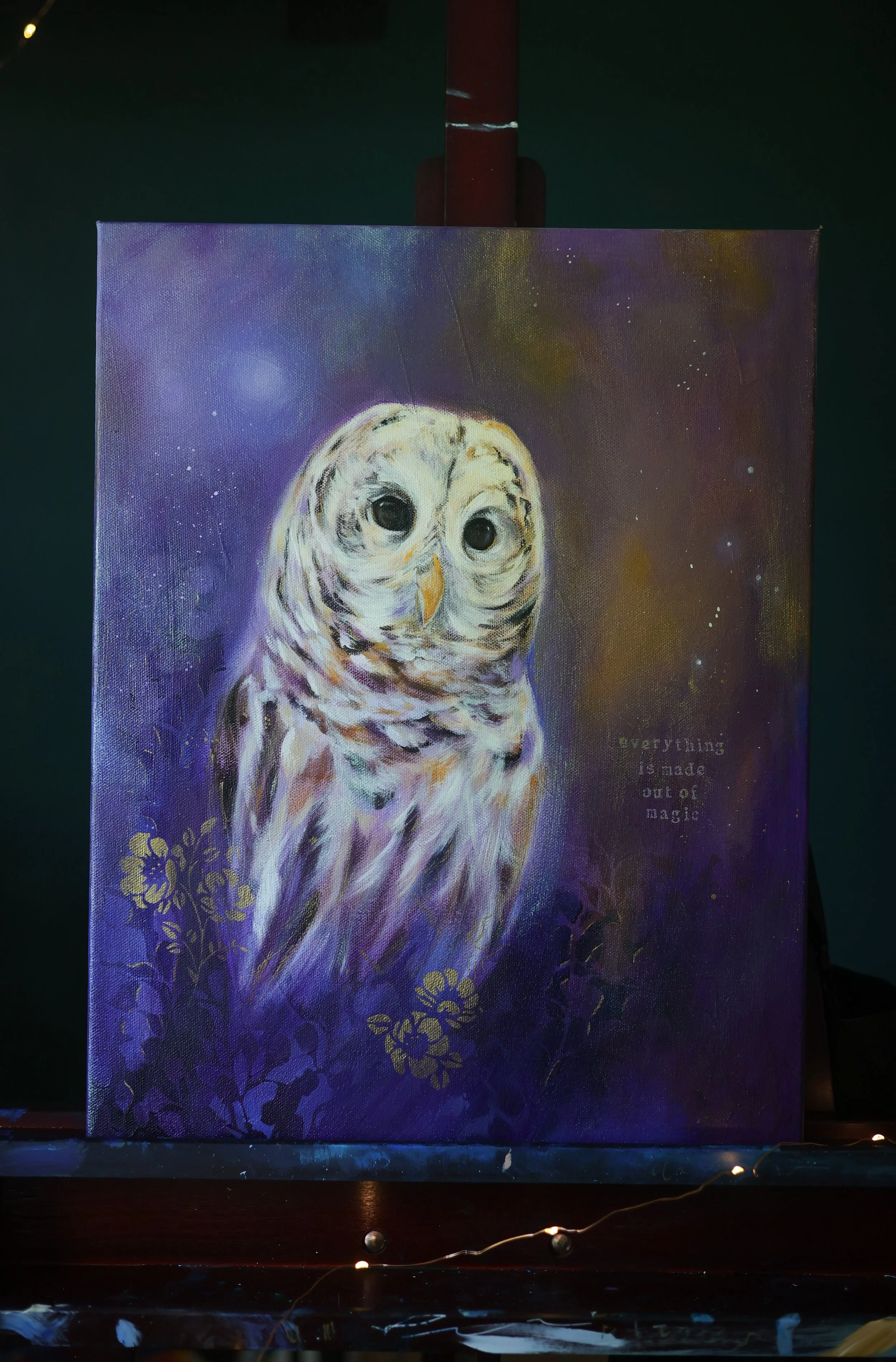 wildlife fundraiser painting