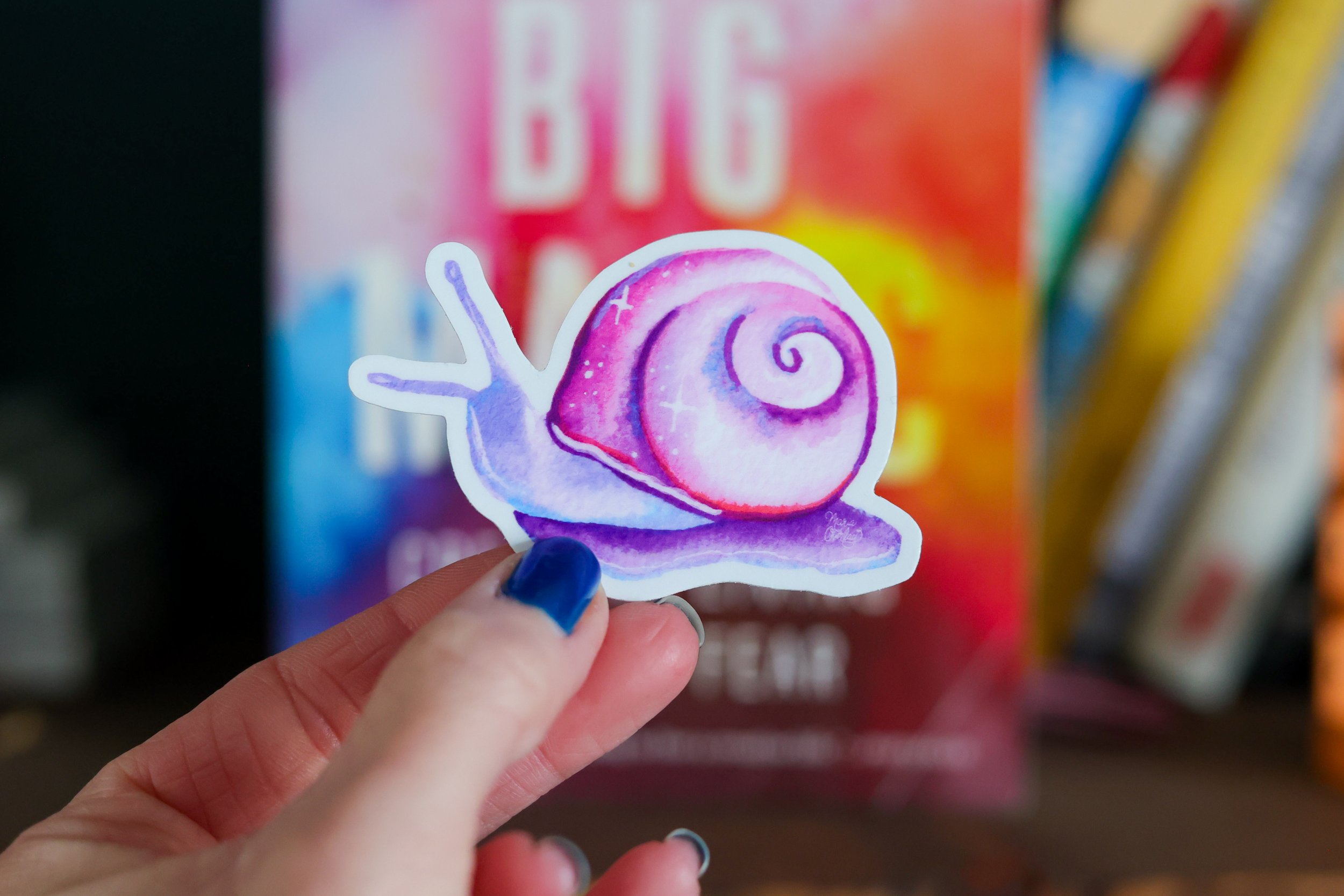 Pink and Purple Snail