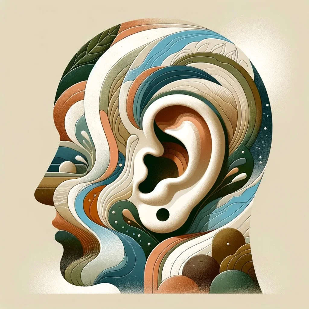 artistic image of concussion in the human head