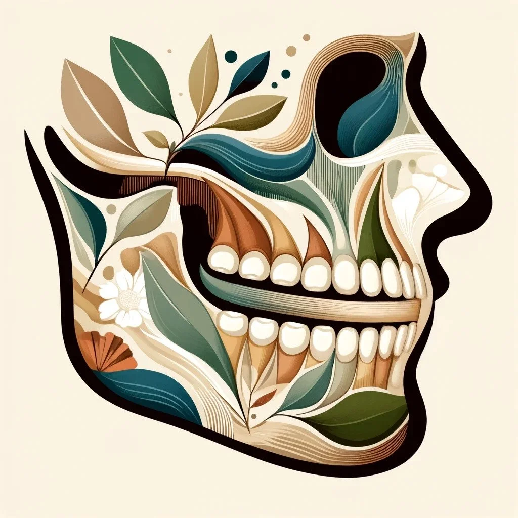 artistic image of jaw
