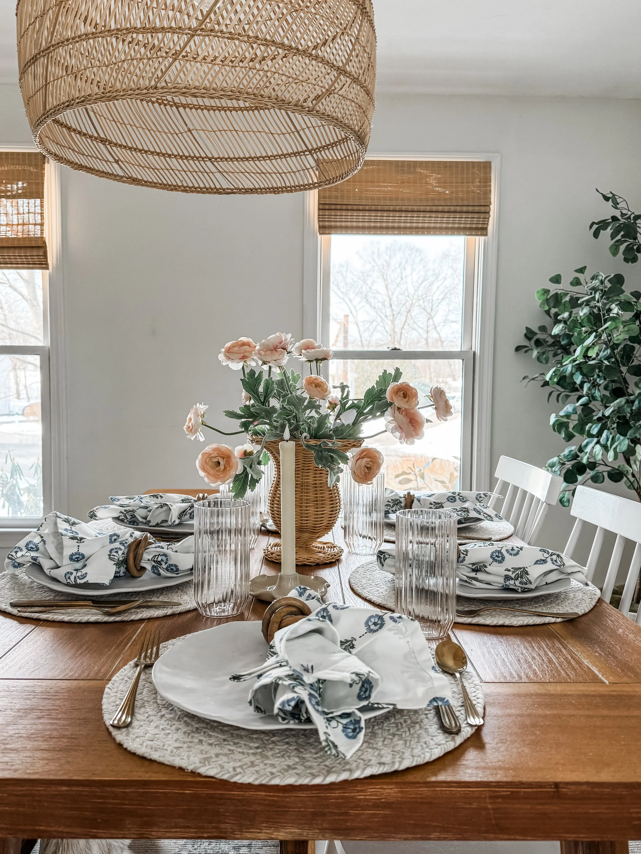 how to style a timeless table setting for any season