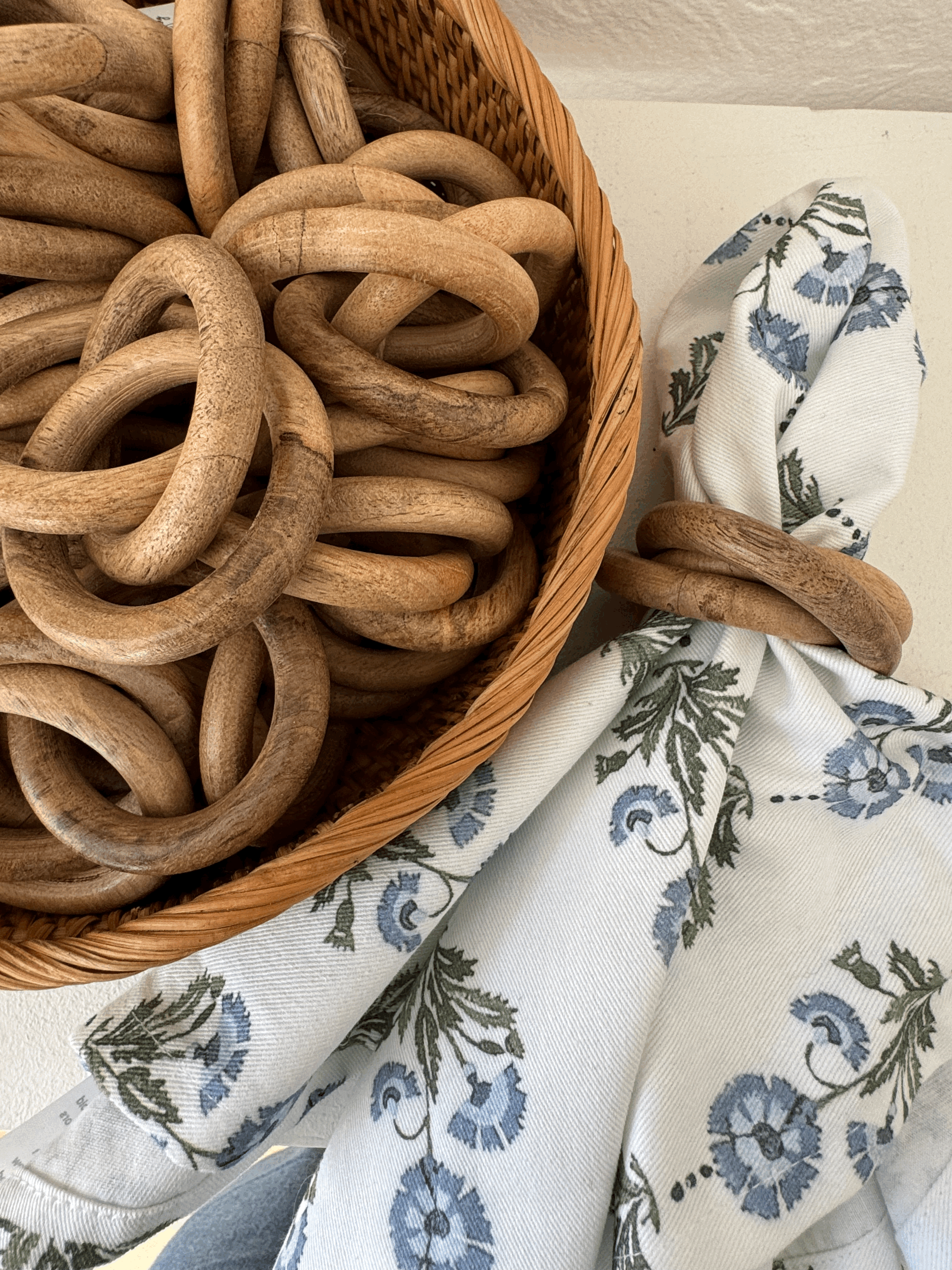 wood napkin rings