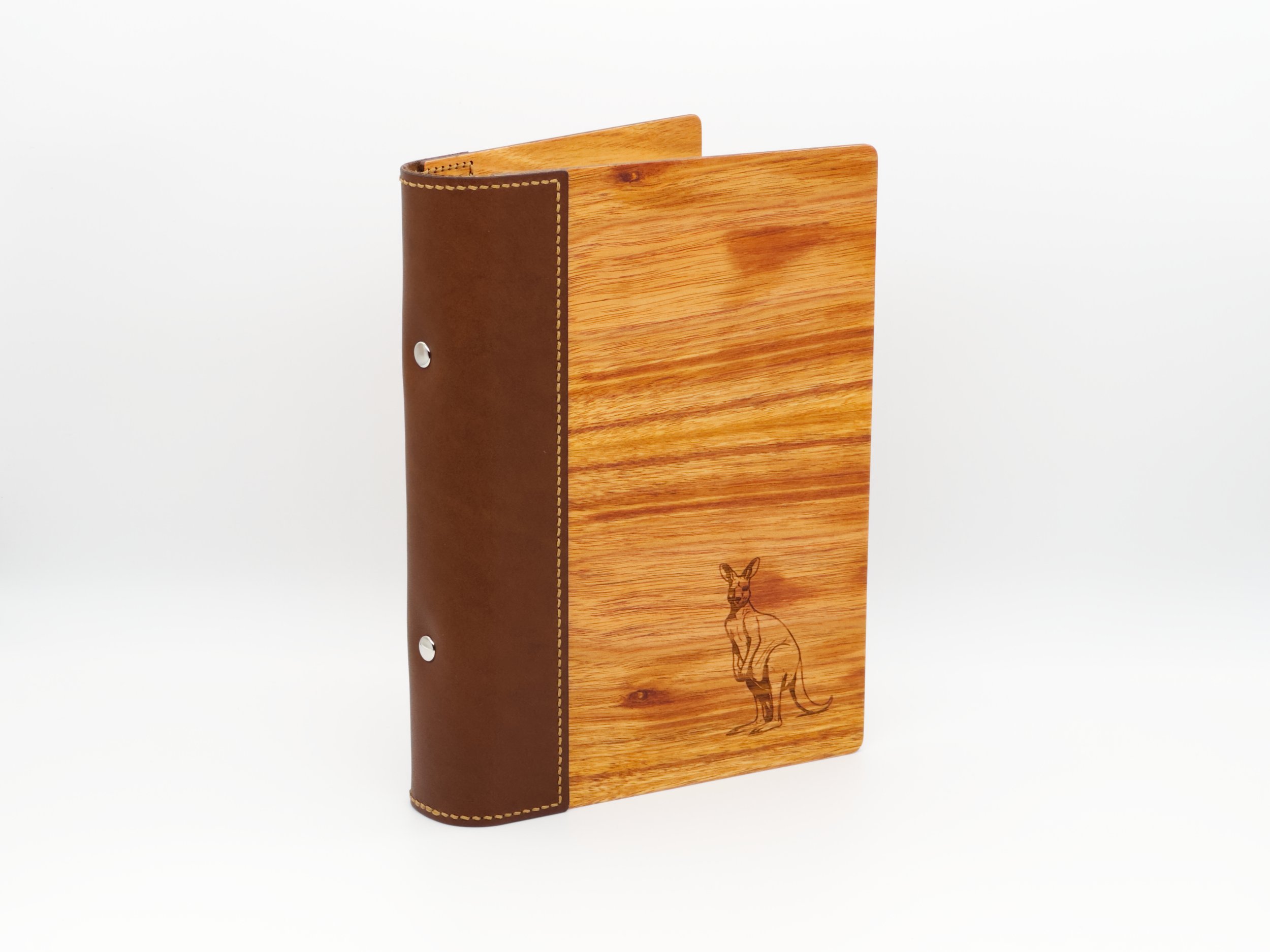 Kangaroo Leatherbound journal front