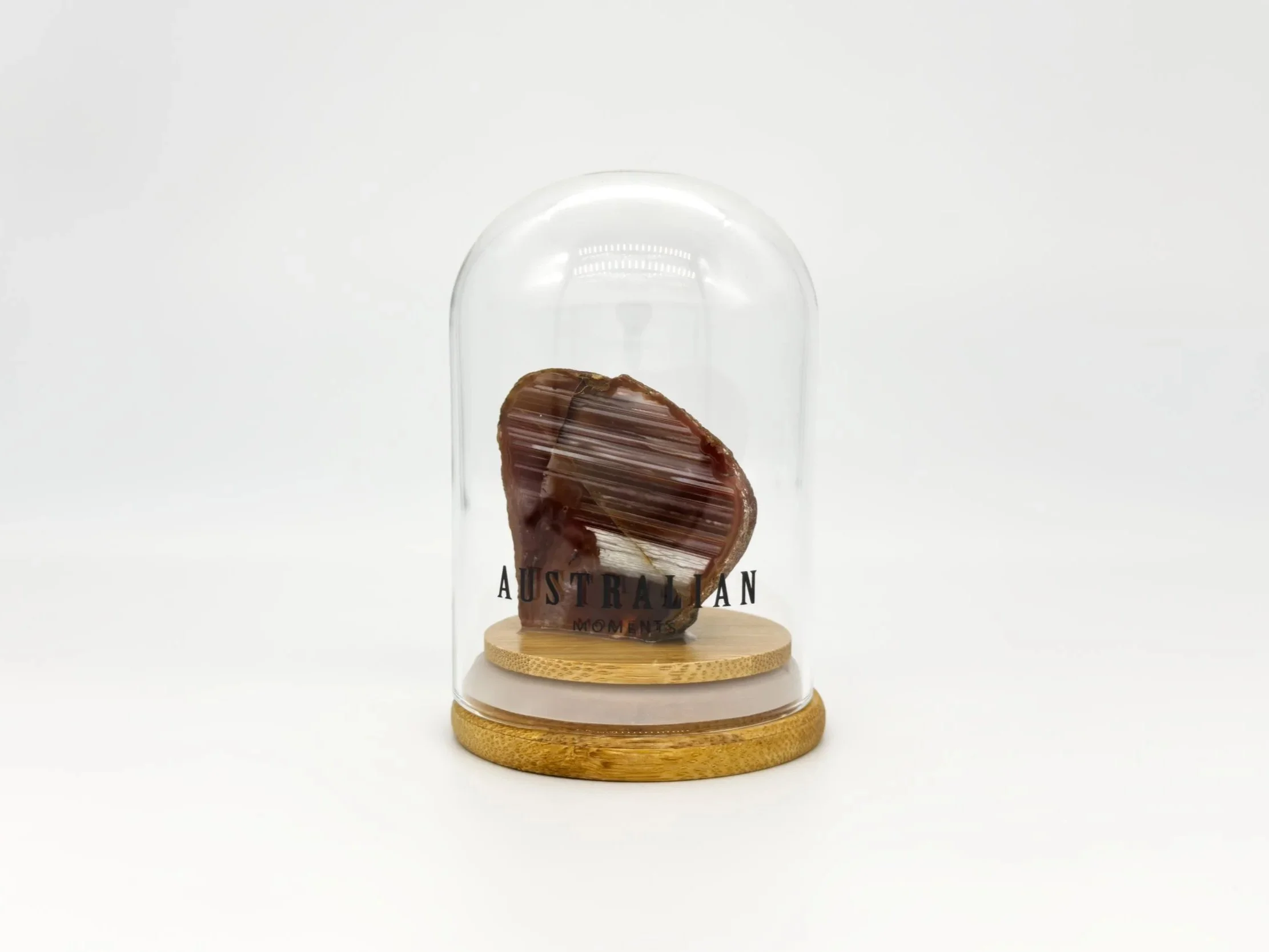 Agate Creek Thunder egg in glass jar