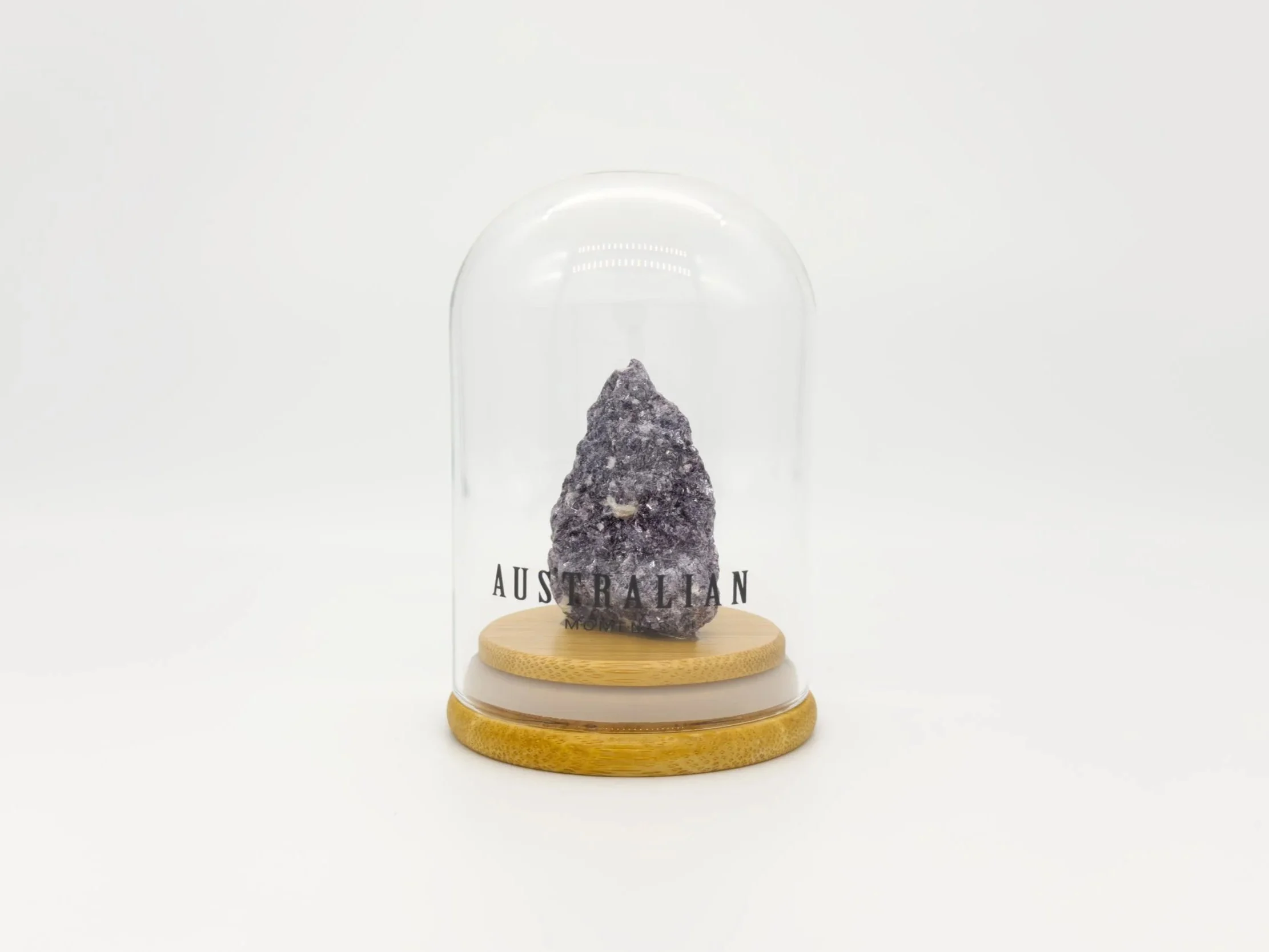 Trilithionite chunk in glass jar