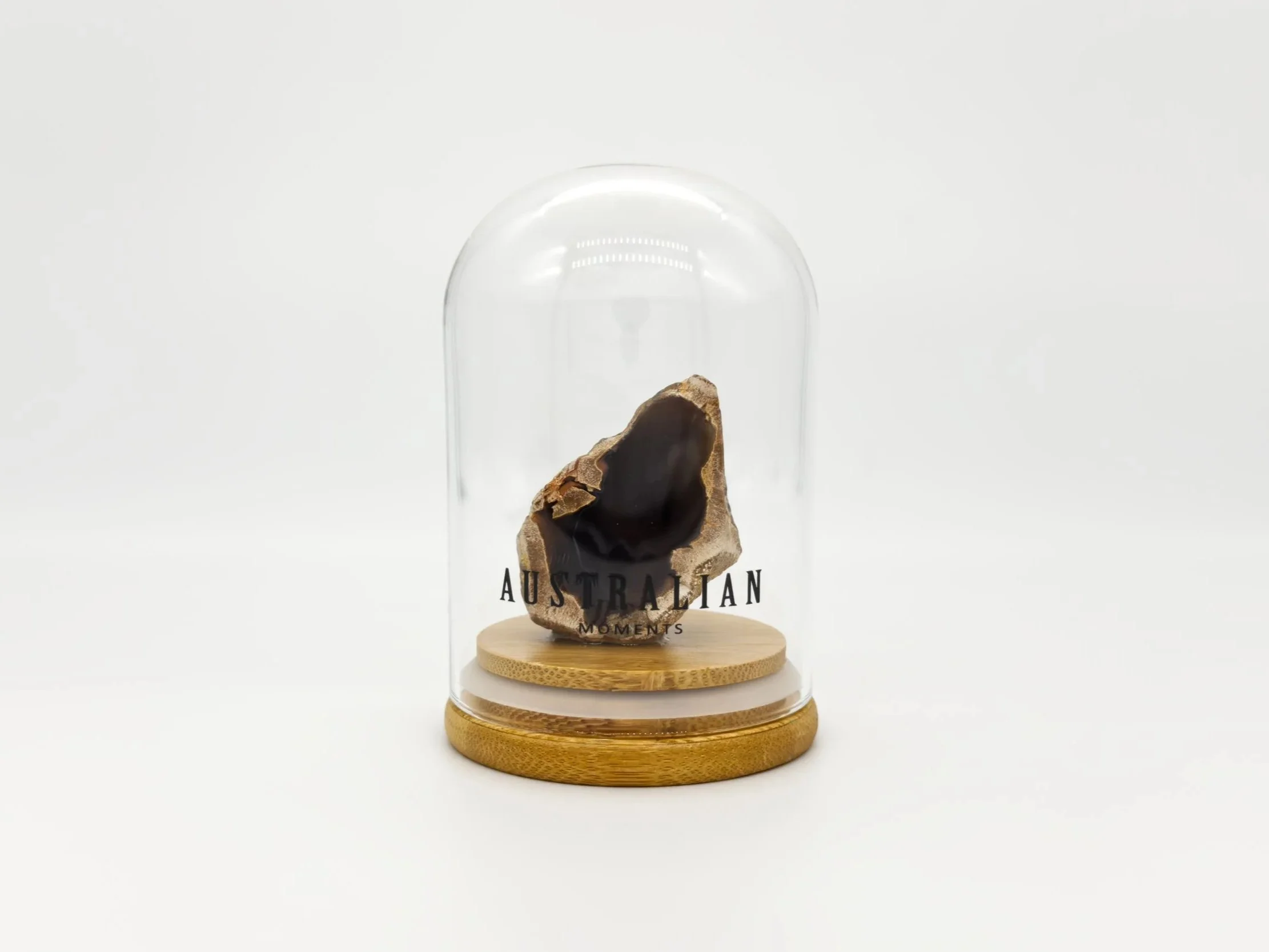 Mt Hay Thunder egg in glass jar