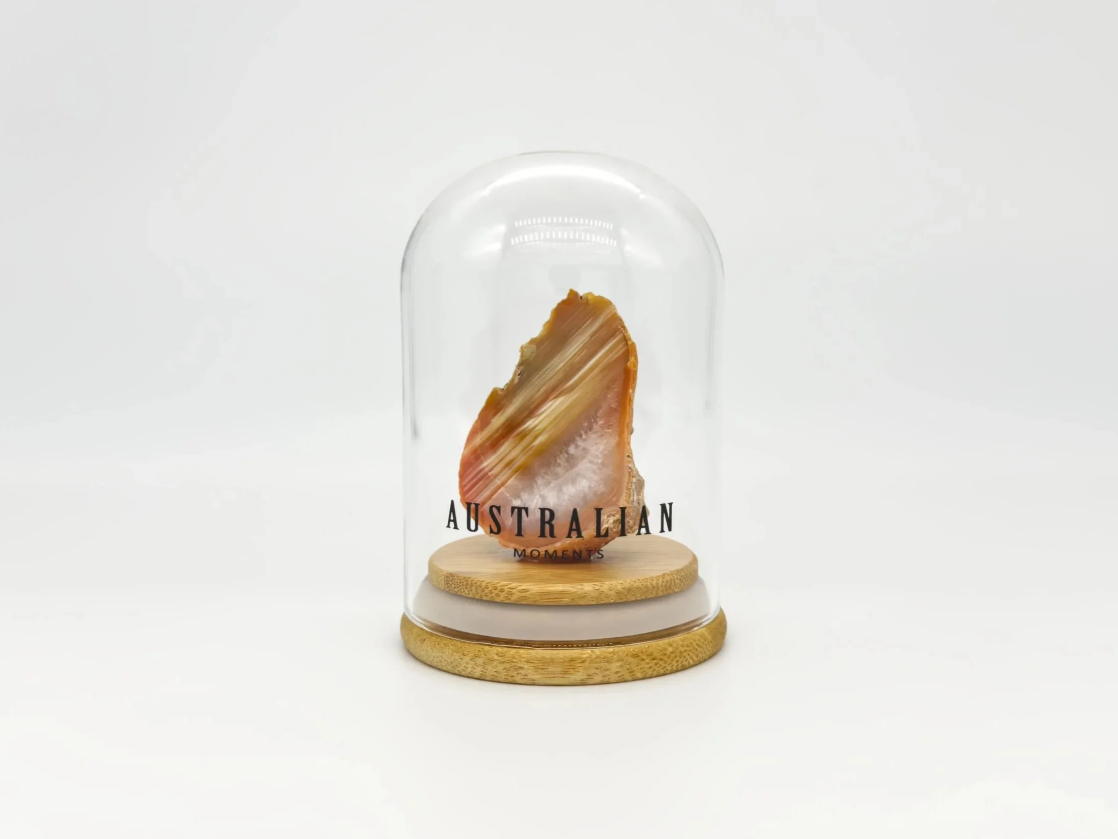 Agate Creek Thunder egg in glass jar