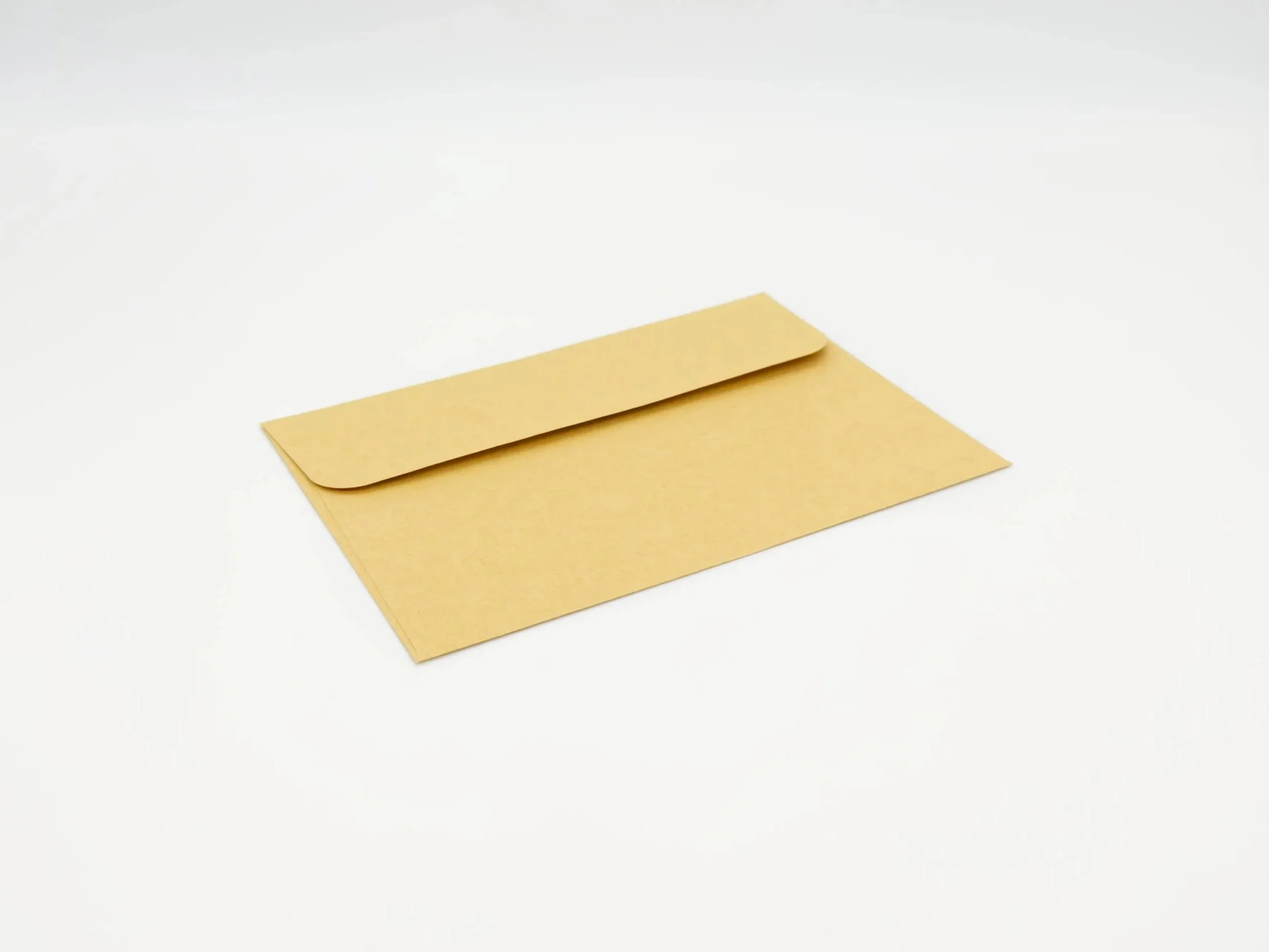 Kraft paper envelope rear