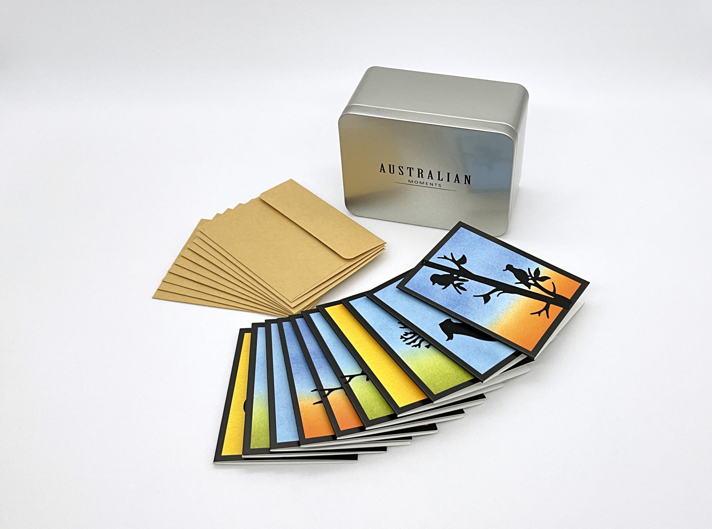 10 Pack Australian small greeting card