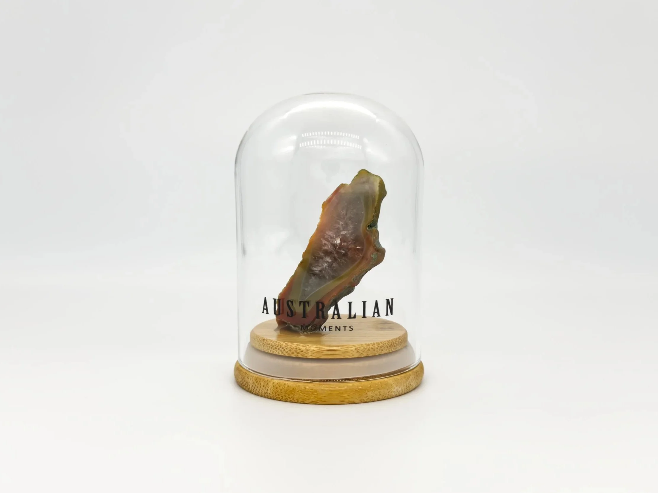 Agate Creek Thunder egg in glass jar