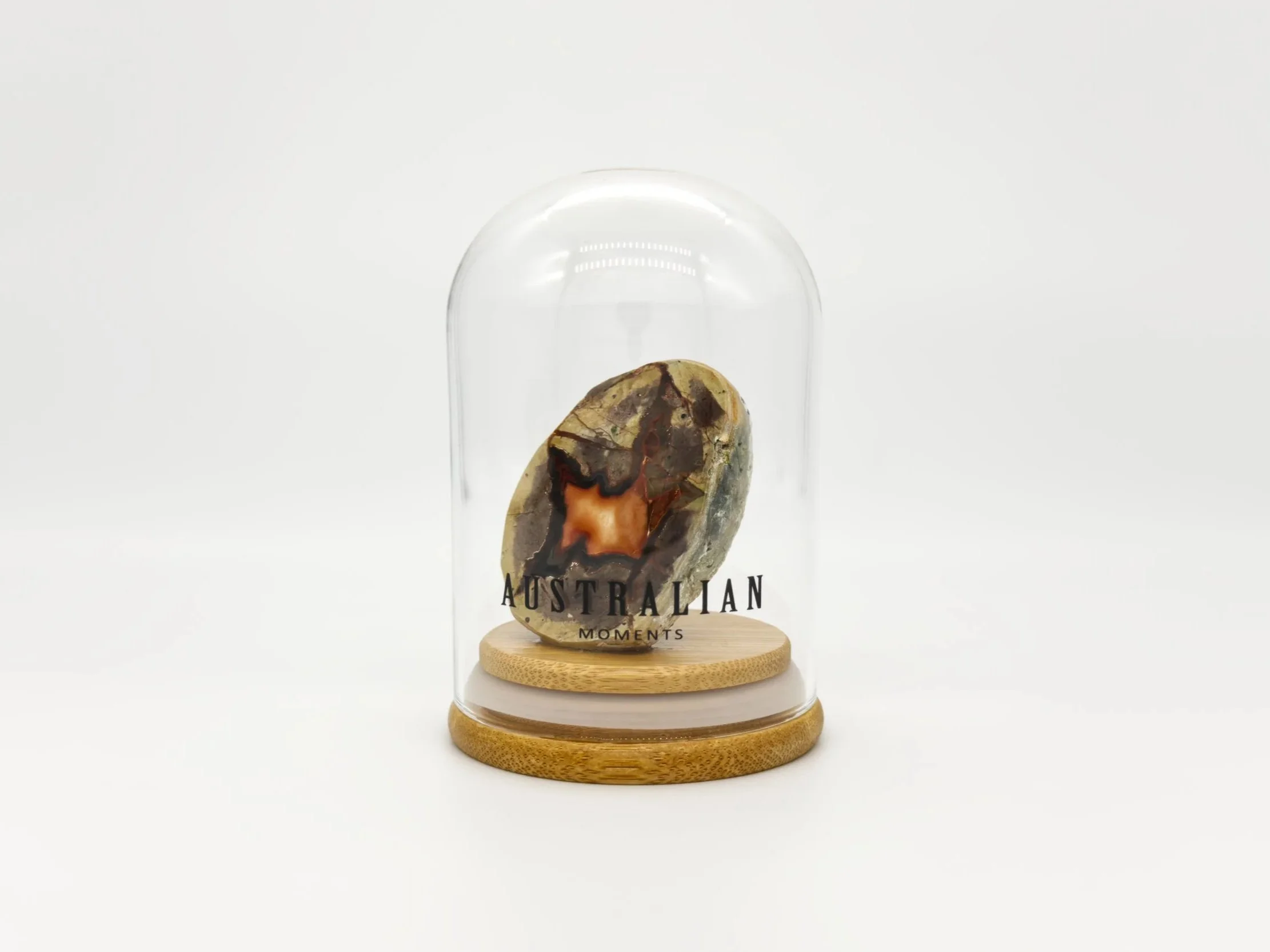 Mt Hay Thunder egg in glass jar