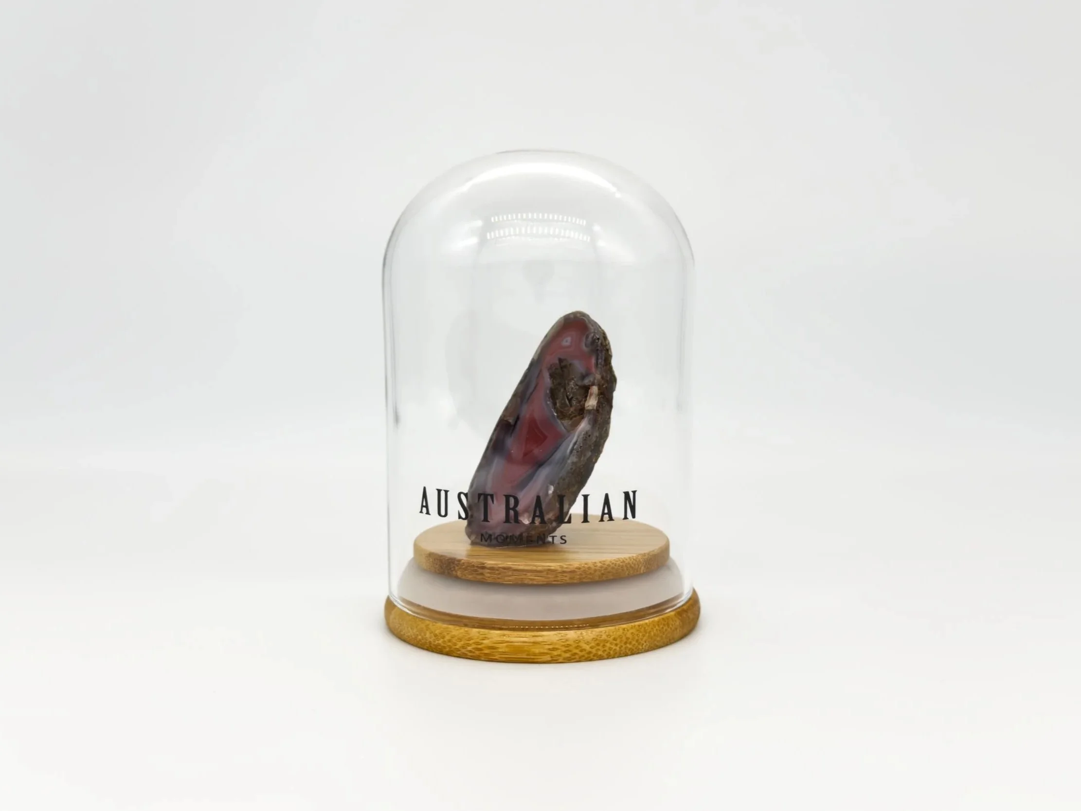 Agate Creek Thunder egg in glass jar