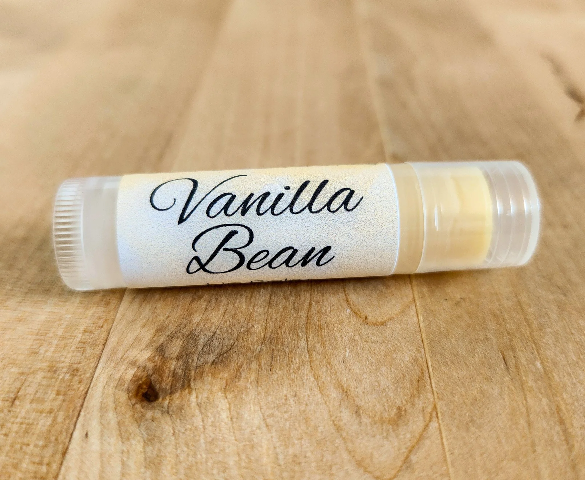 Vanilla Bean Flavored Lip Balm Tube