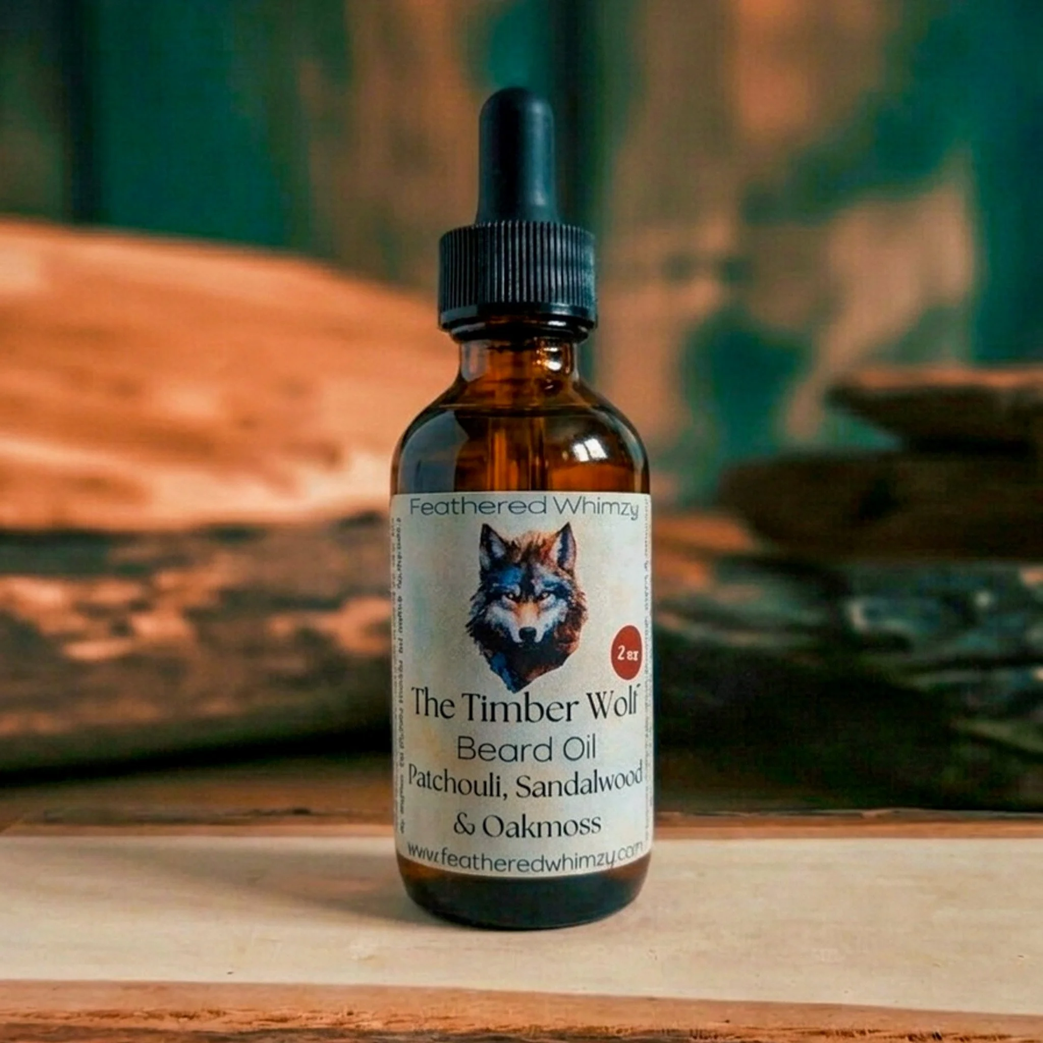 The Timber Wolf ~ Patchouli, Sandalwood & Oakmoss Beard Oil